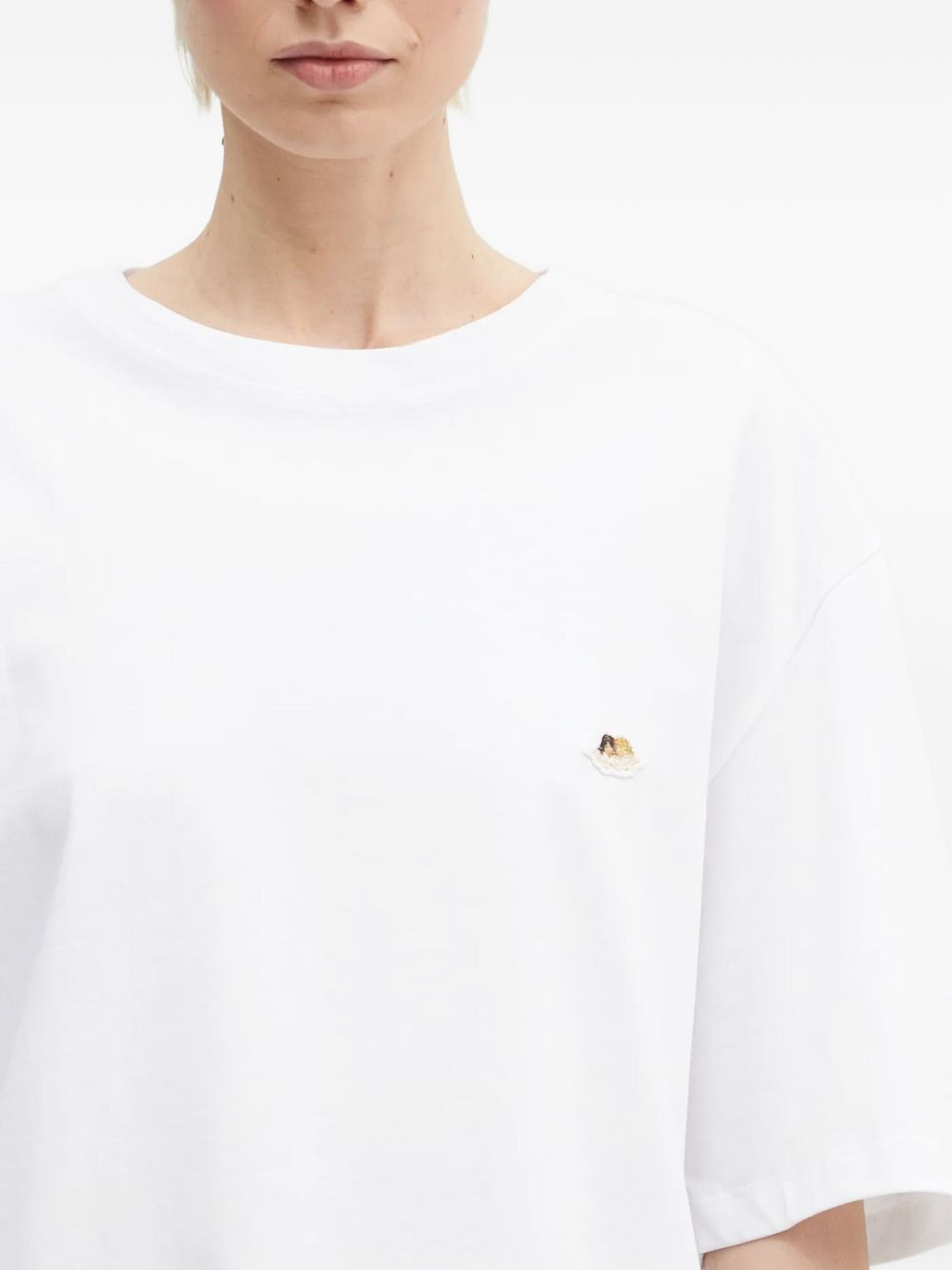 embroidered-angel T-shirt - 5