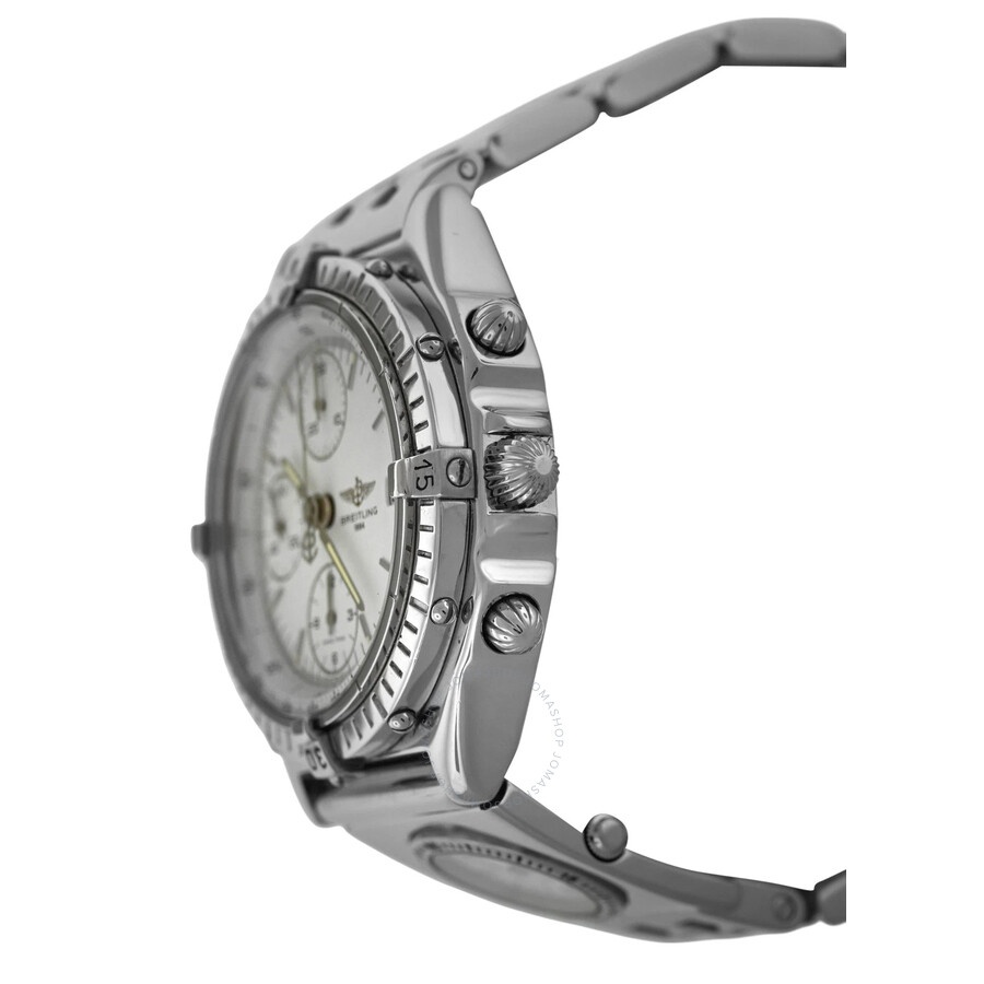 Pre-owned Breitling Chronoma Automatic White Dial Men's Watch A61072 - 2