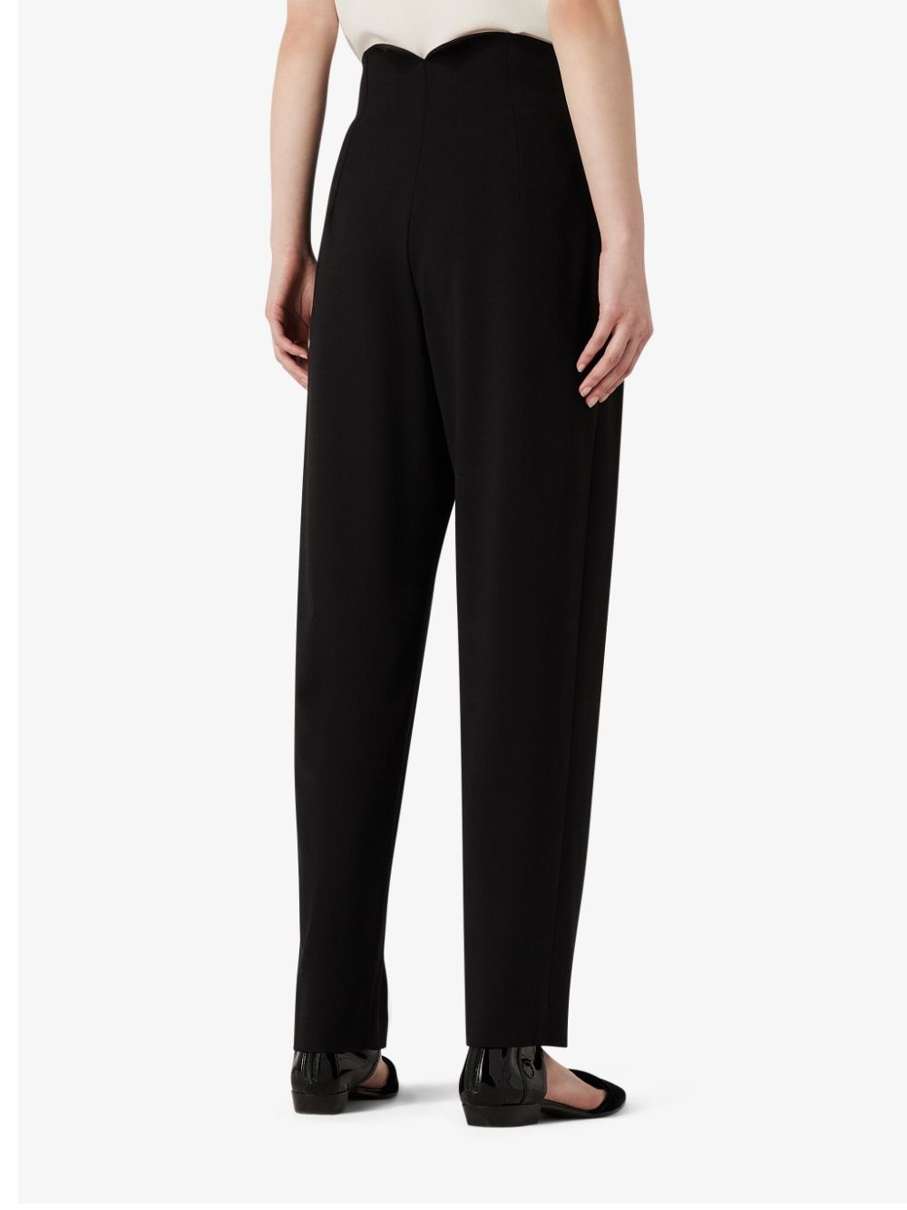 high-waist virgin wool trousers - 4