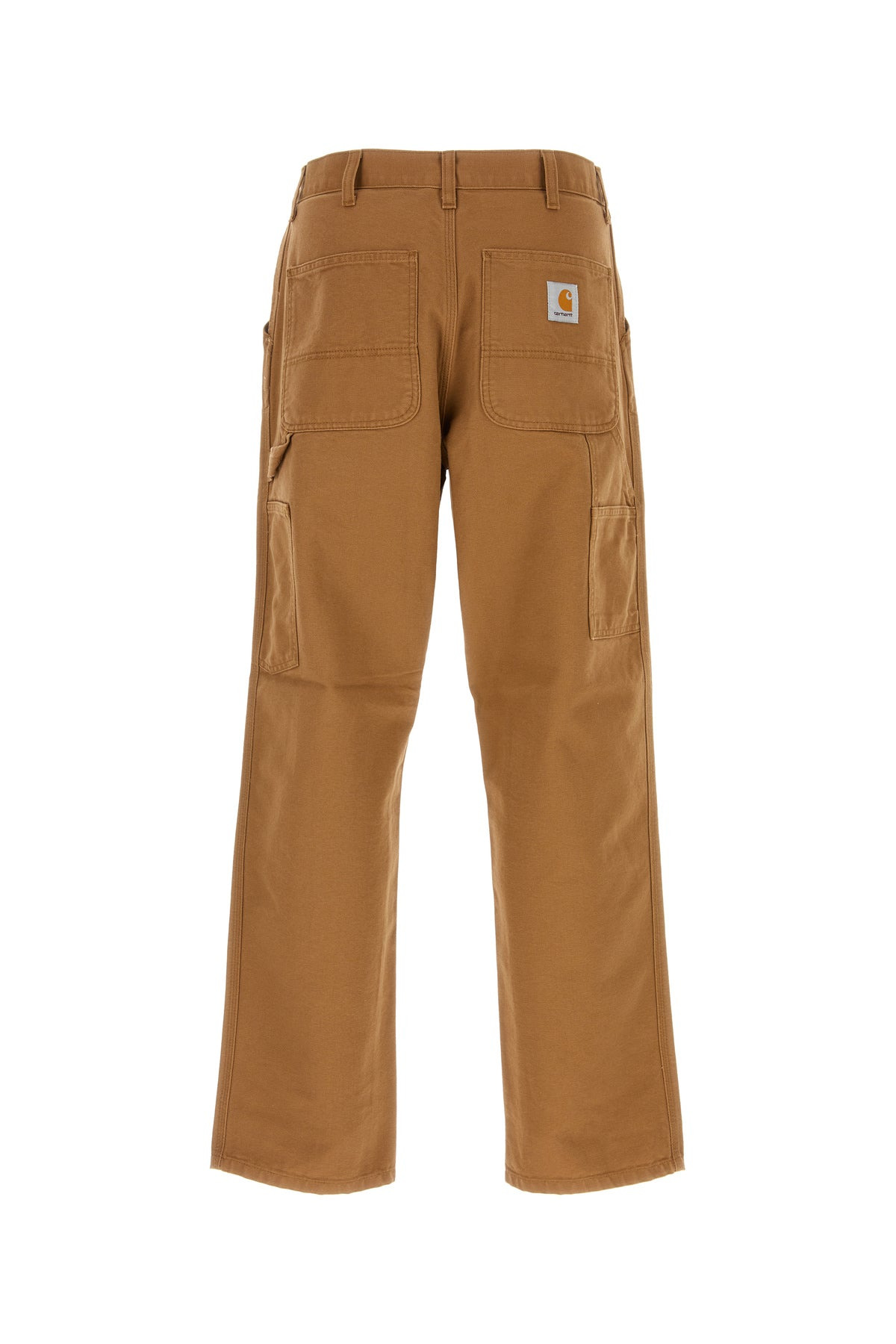 Brown cotton Single Knee Pant - 2