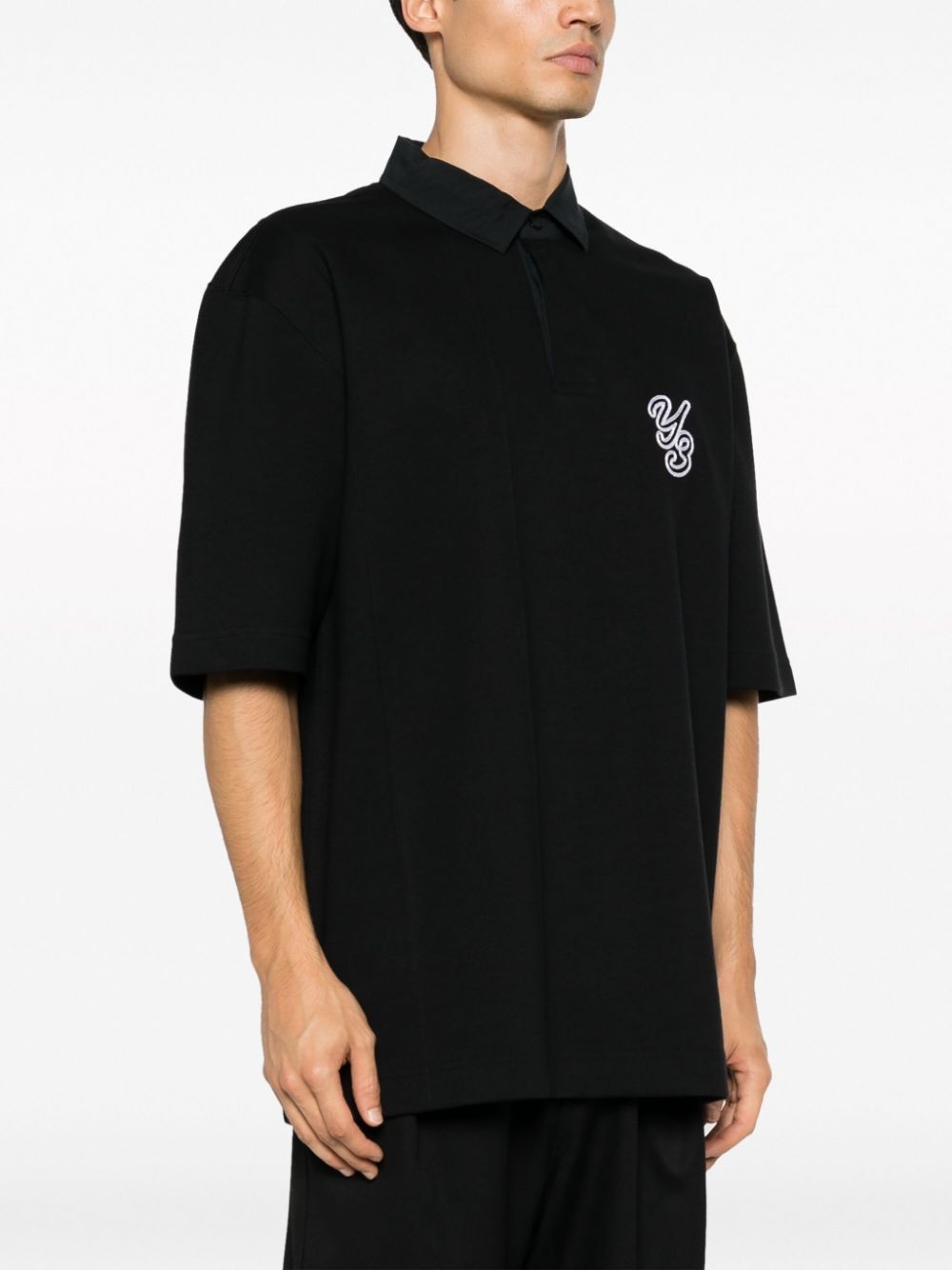 logo-appliquÃ© polo shirt - 3