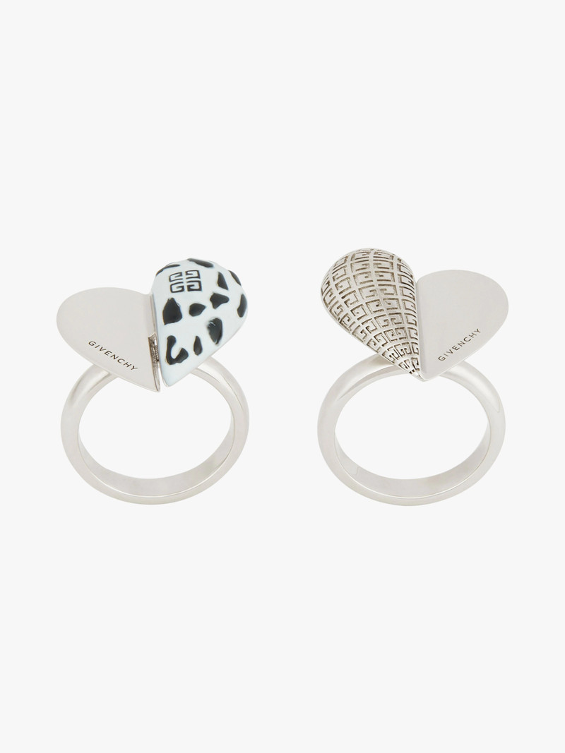 Givenchy SEPARABLE TWO TONE DOUBLE RING outlook
