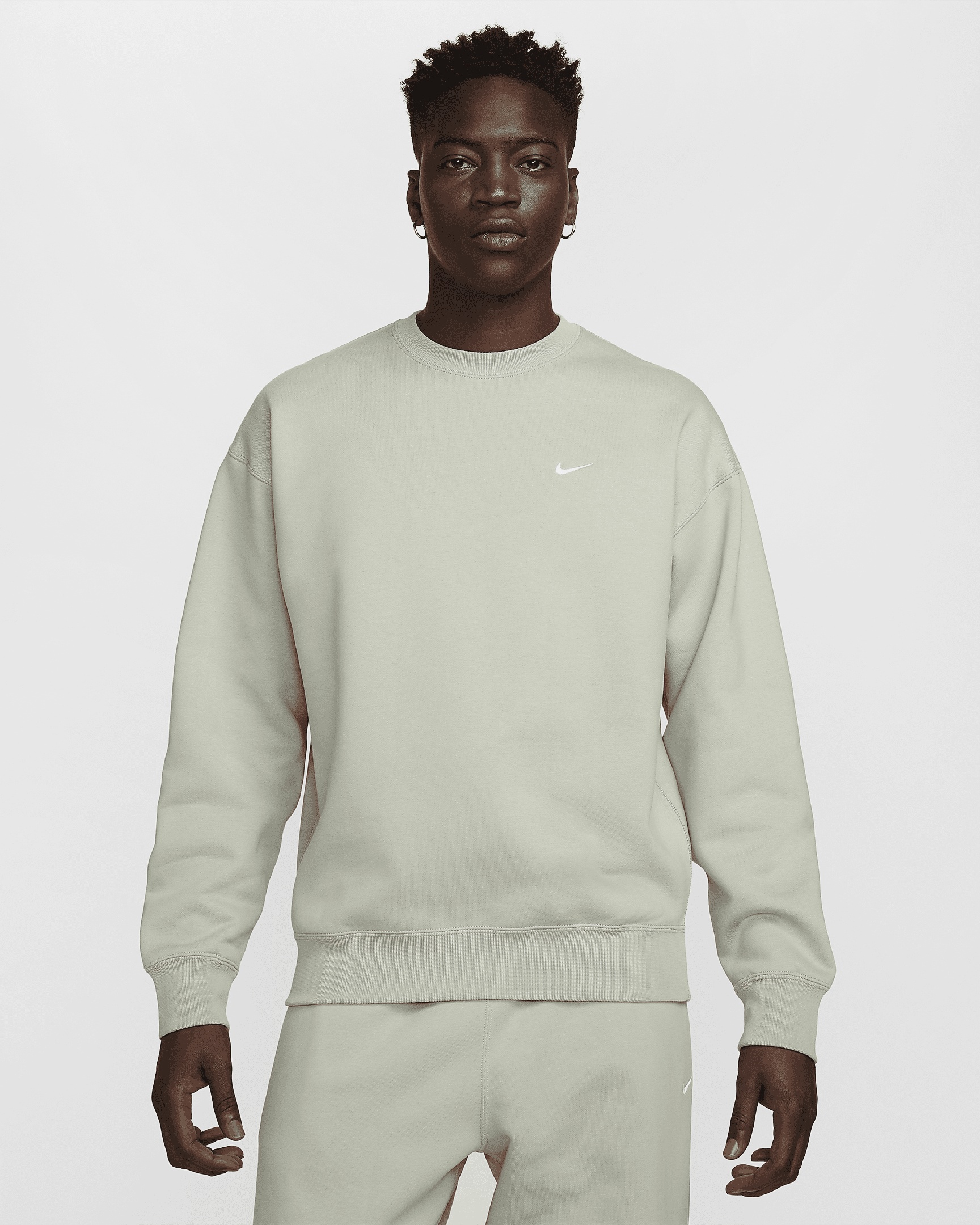 Nike Solo Swoosh Men's Fleece Crew - 1