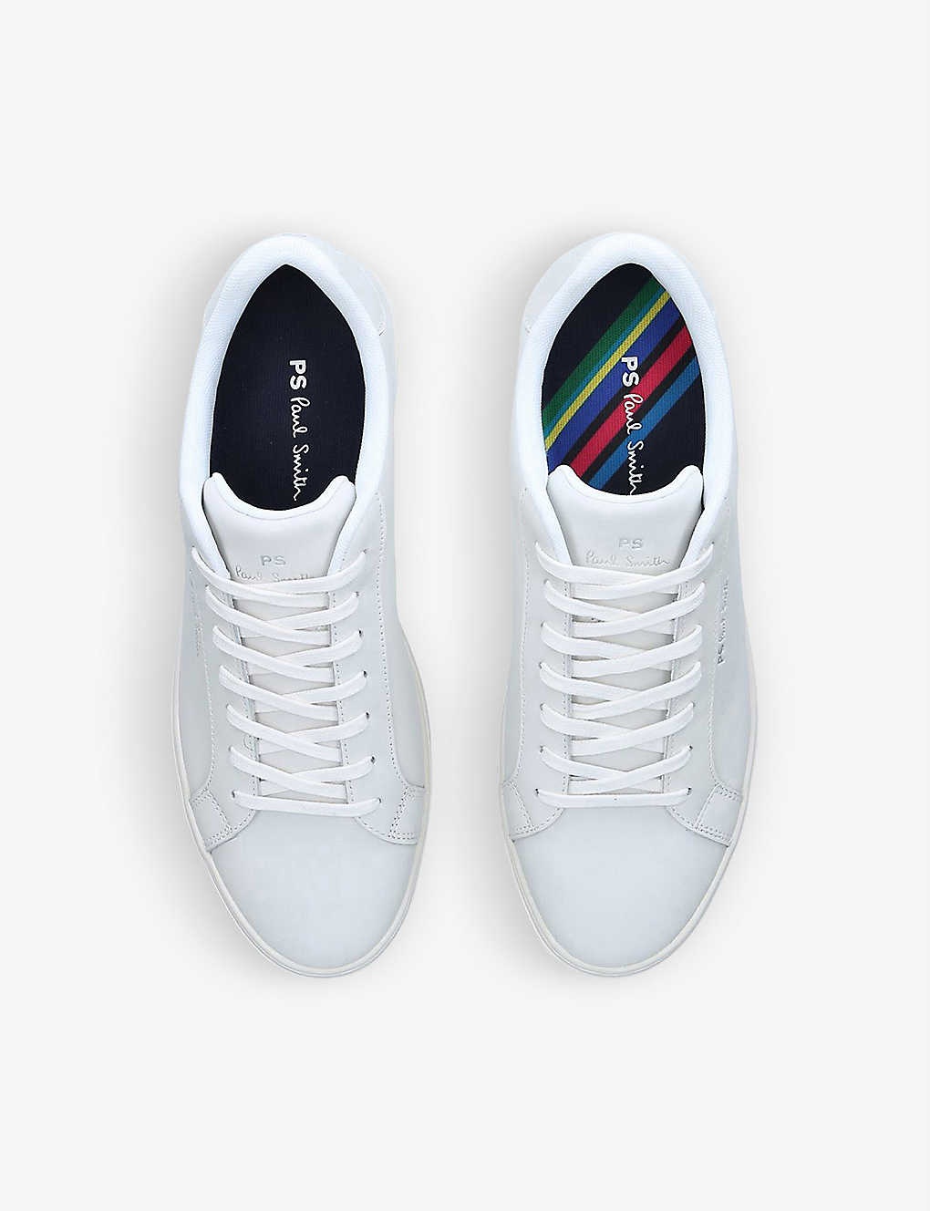 Rex stripe leather trainers - 2