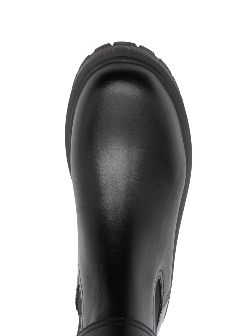 stud-embellished leather boots - 4