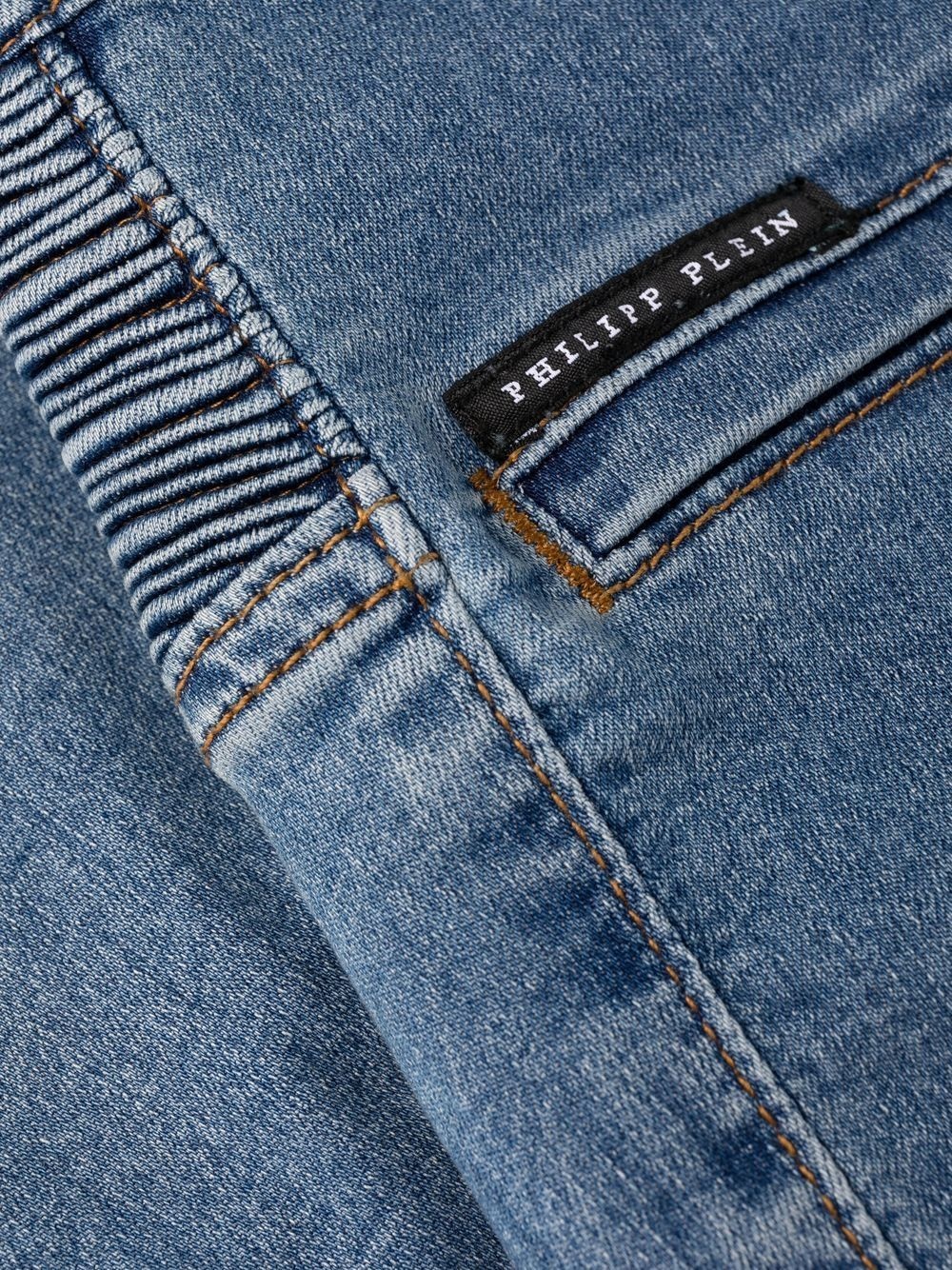 Iconic high waist biker jeans - 6