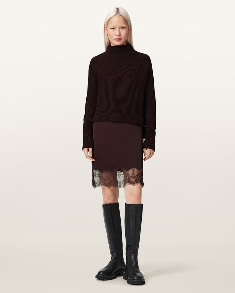 ALLSAINTS ELOISE 2-IN-1 SWEATER DRESS outlook