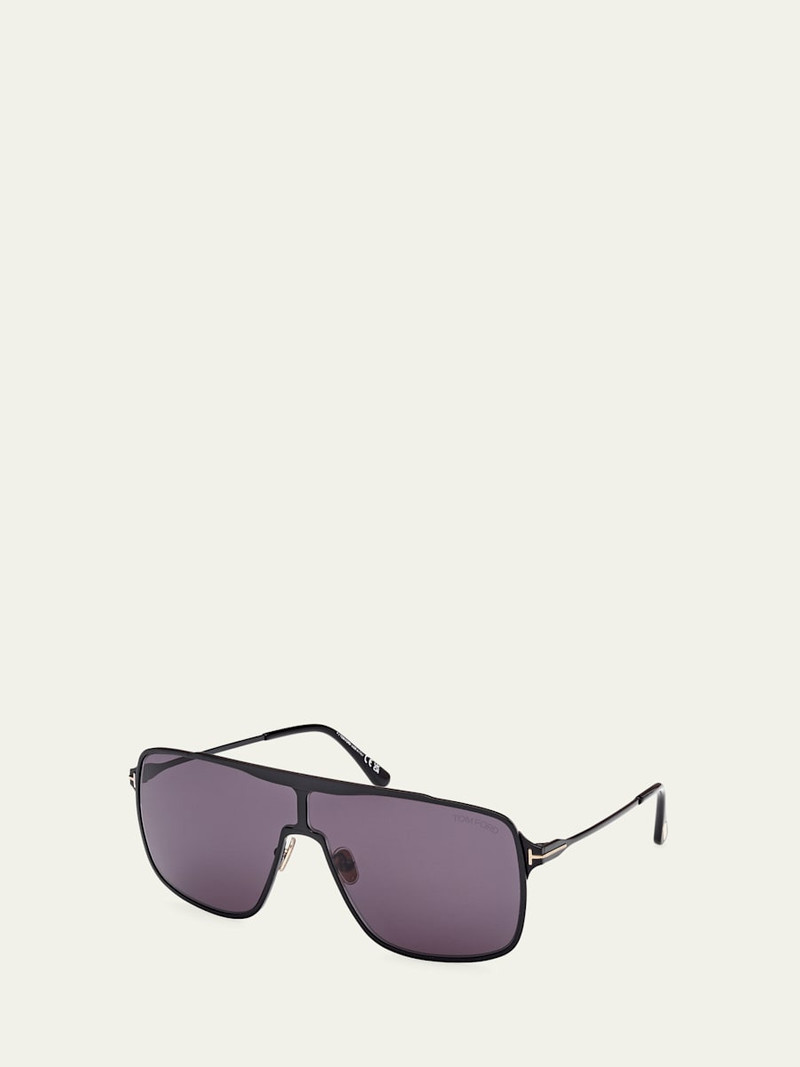 TOM FORD Zappa Metal and Acetate Aviator Sunglasses outlook