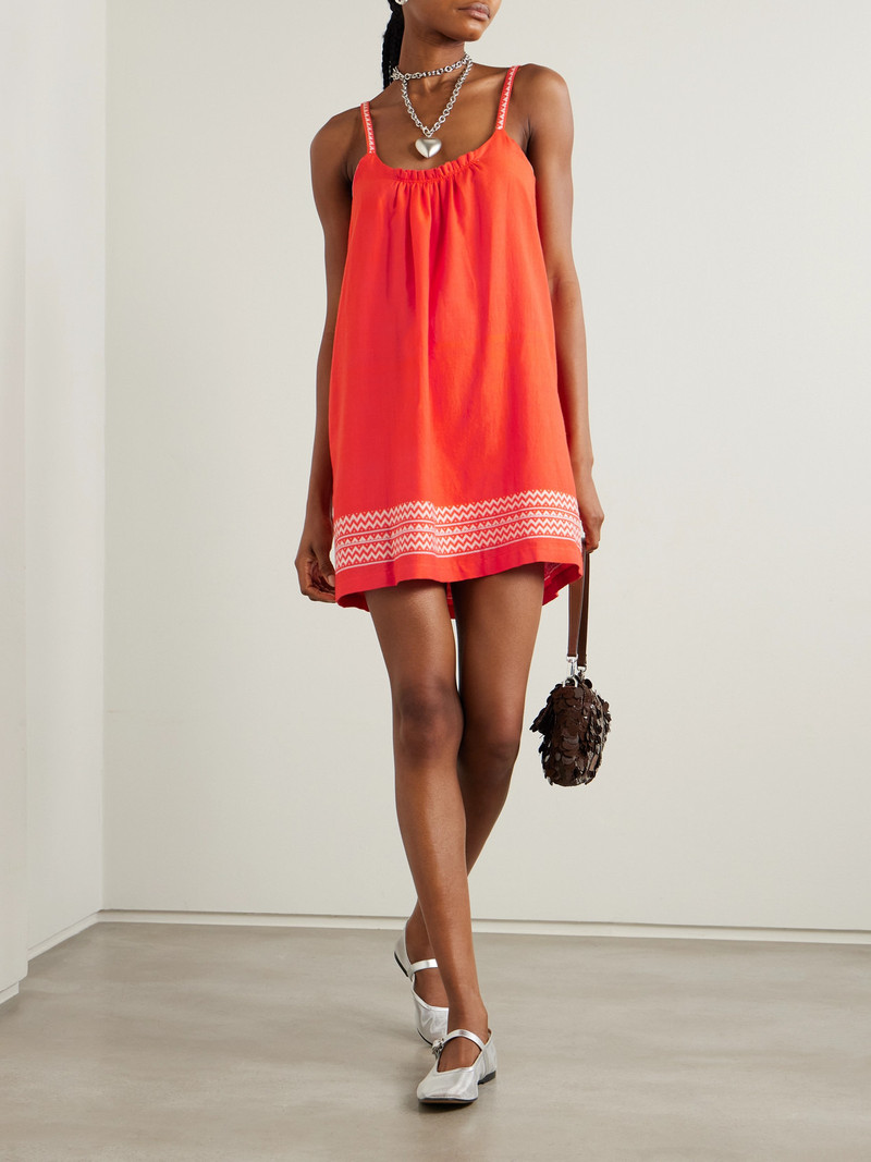 lemlem Zina Cotton Mini Dress outlook