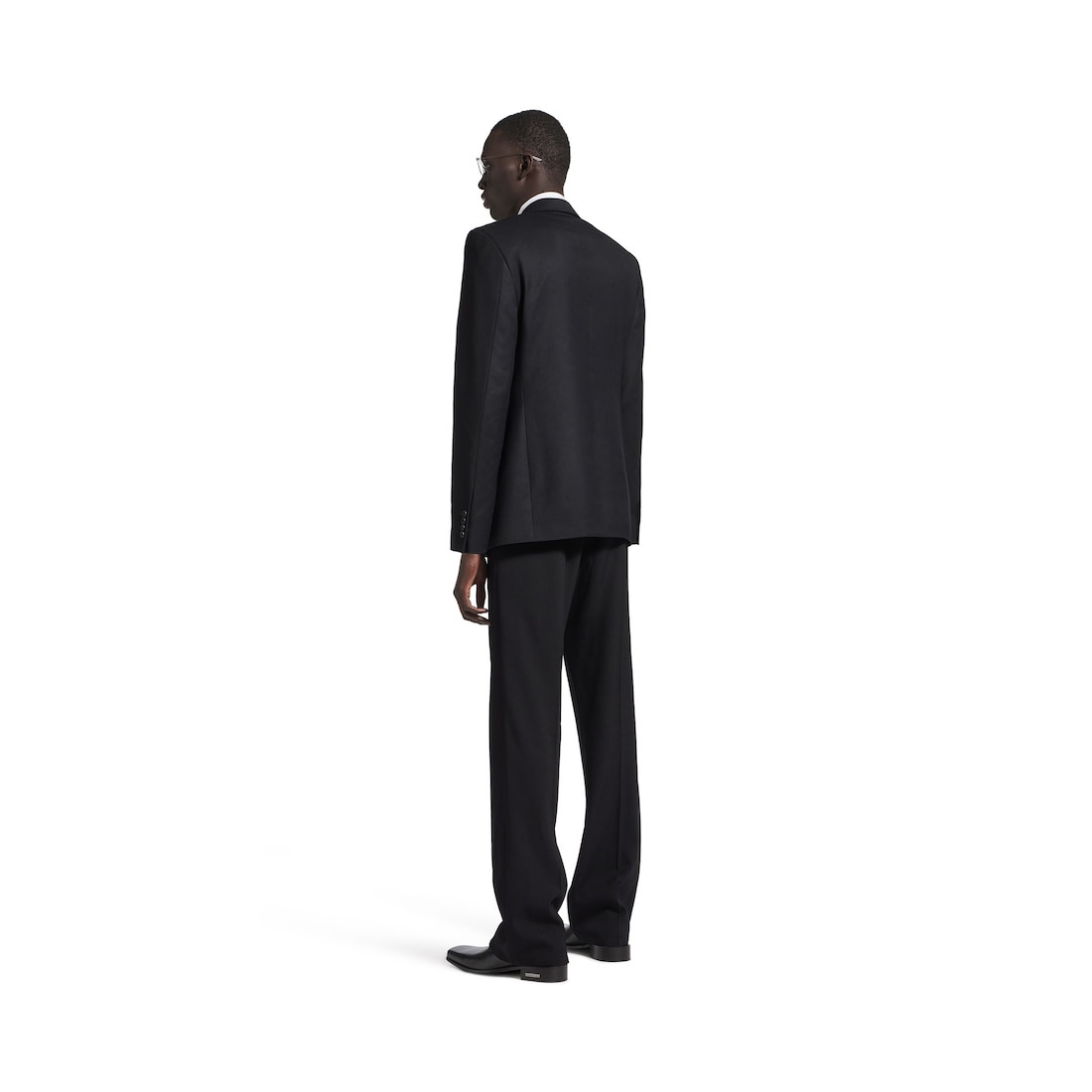 Men's Standard Tailored Jacket in New Black - 4