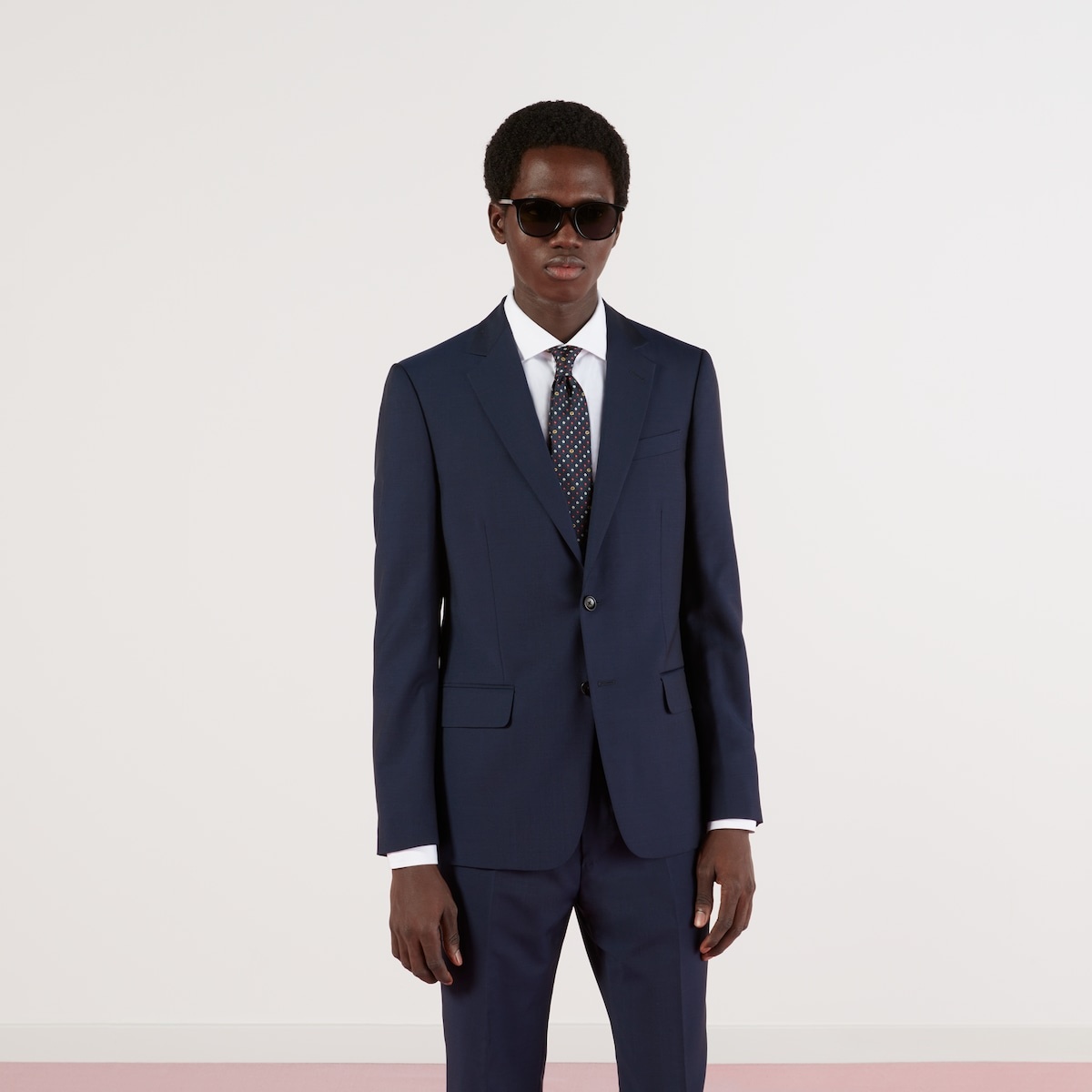 Slim fit wool mohair suit - 4