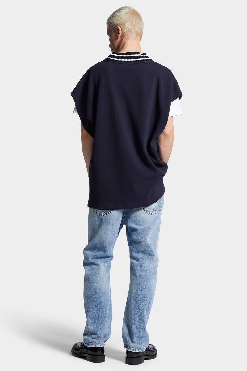 LIGHT DIAGONALE WASH LONDON BRO JEANS - 4