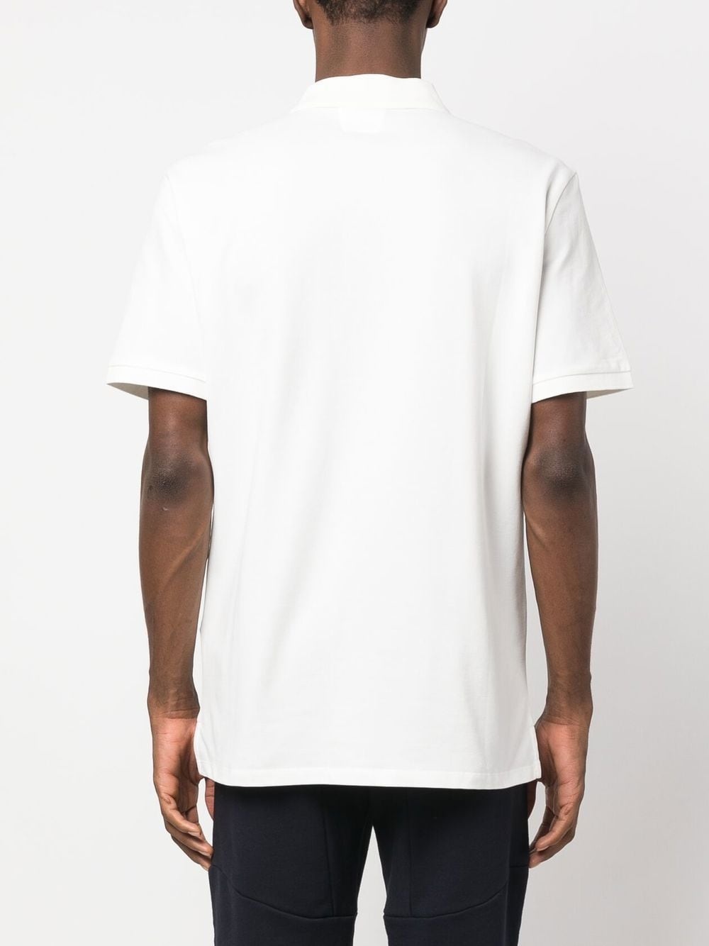 logo-embroidered polo shirt - 4