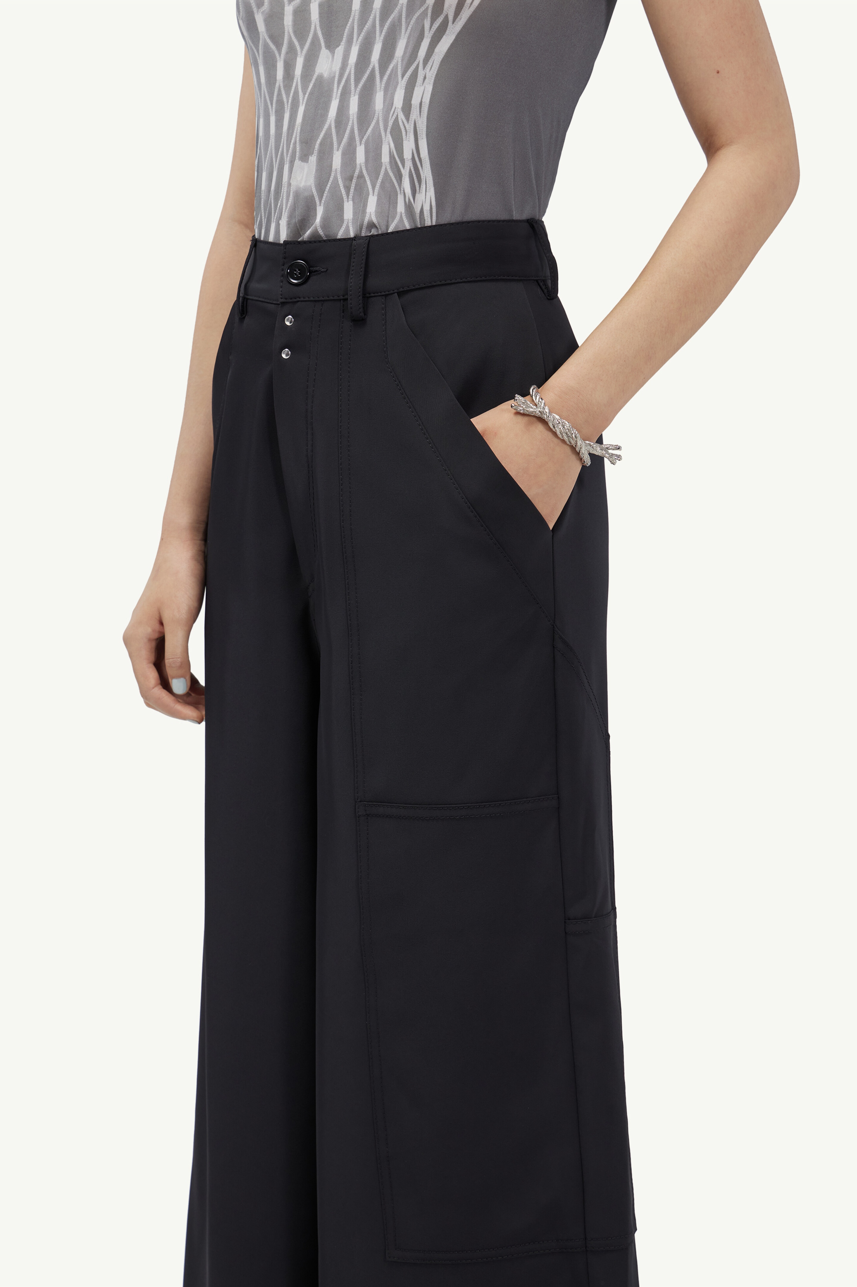 Wide-leg trousers - 5