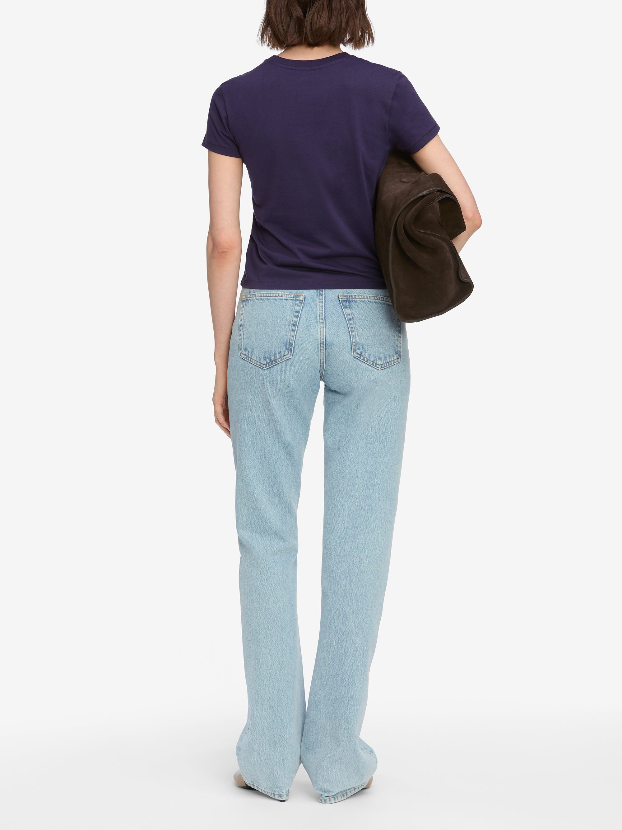 The Baby Tee in Royal Purple - 6