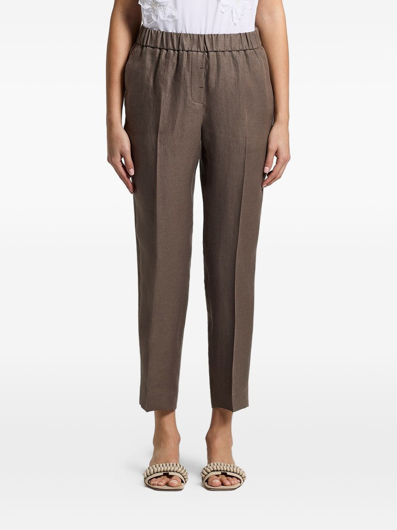 elasticated-waist trousers 1