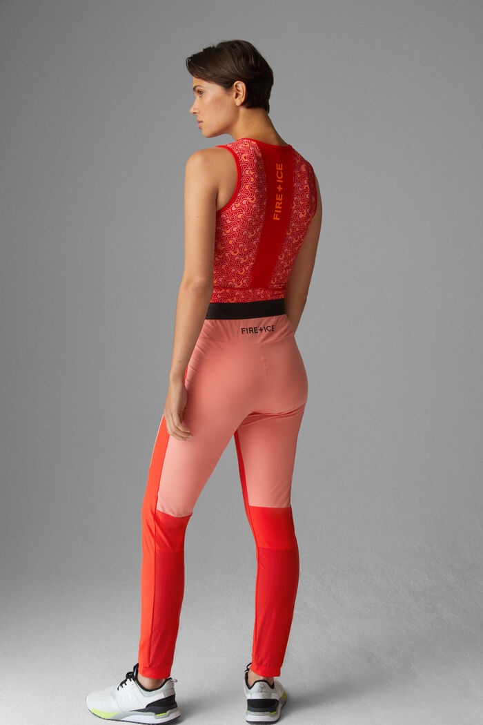 Tonja Functional pants in Apricot/Red - 3