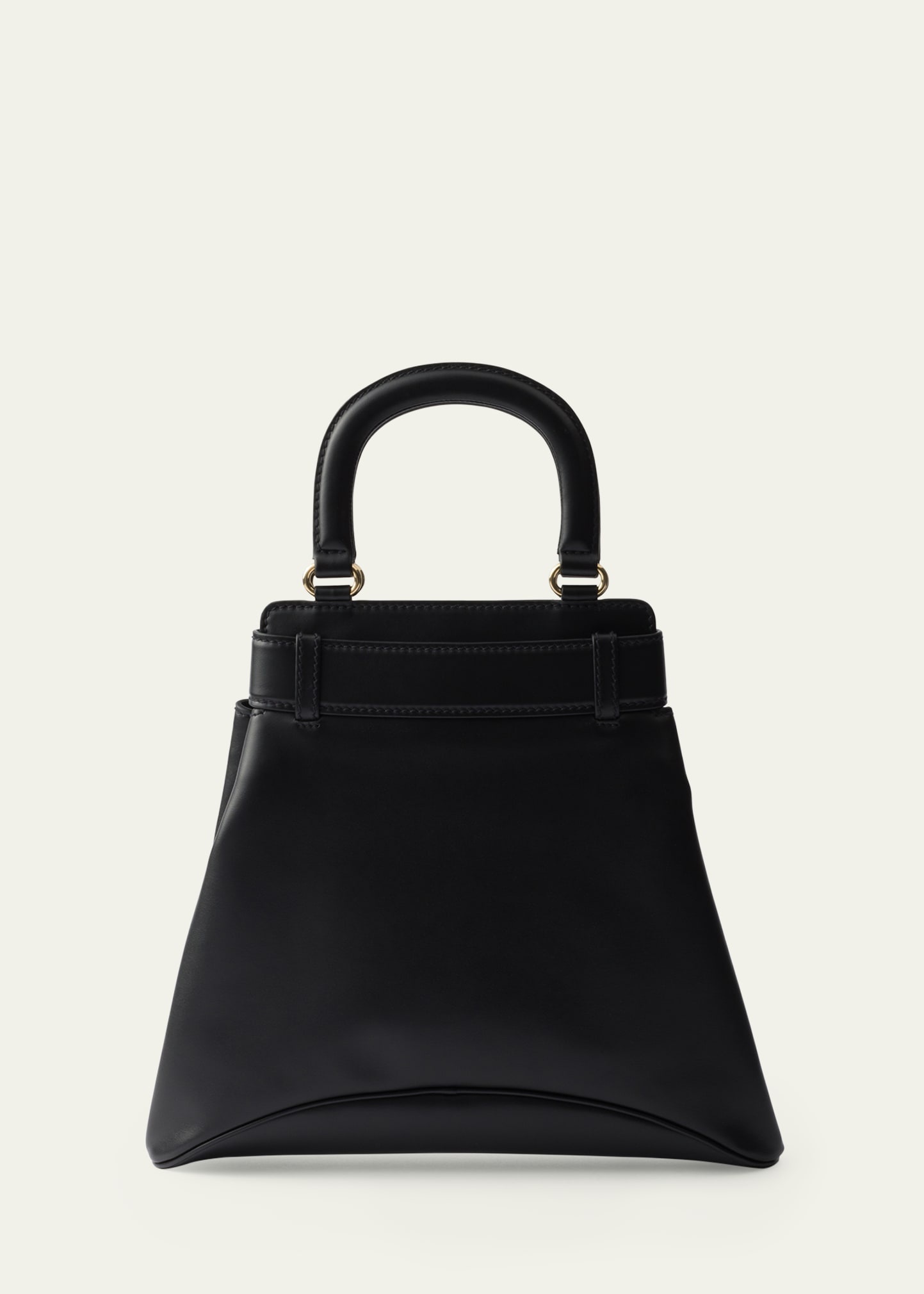 Etude Buckle Leather Top-Handle Bag - 3