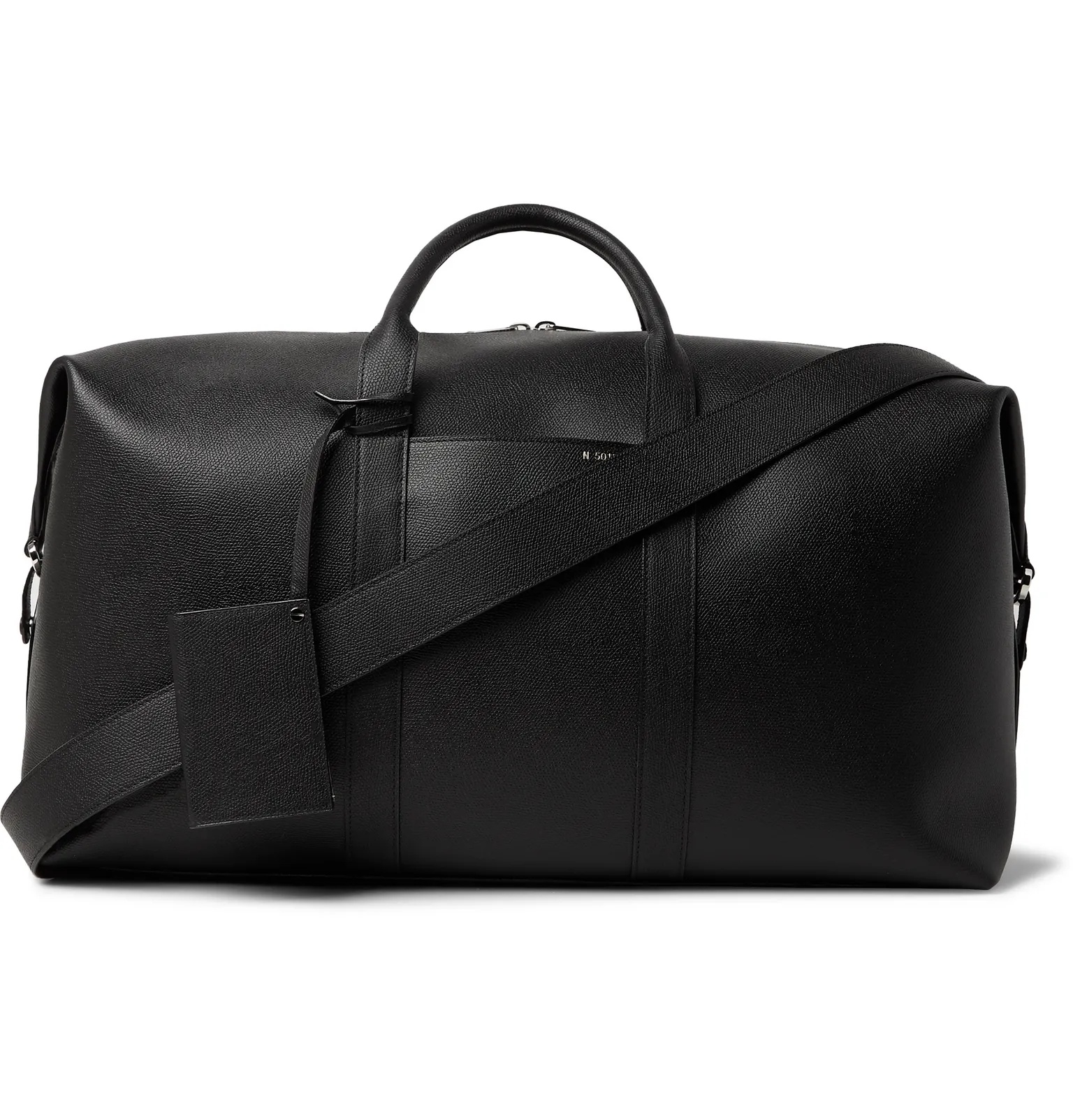 Textured-Leather Holdall - 1