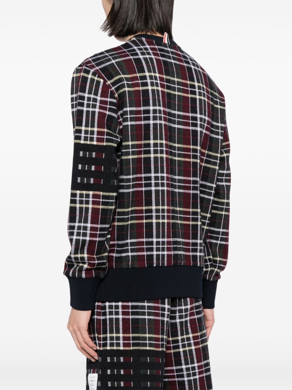 checked sweater - 4
