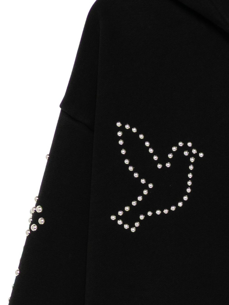 Dove & Eye stud-embellished hoodie 3