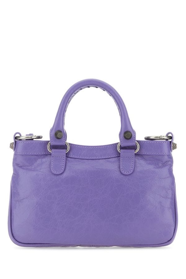 トートバッグ BALENCIAGA Light Purple Nappa Leather Neo Cagole S Handbag Balenciaga Light Purple Nappa Leather Neo Cagole S Handbag