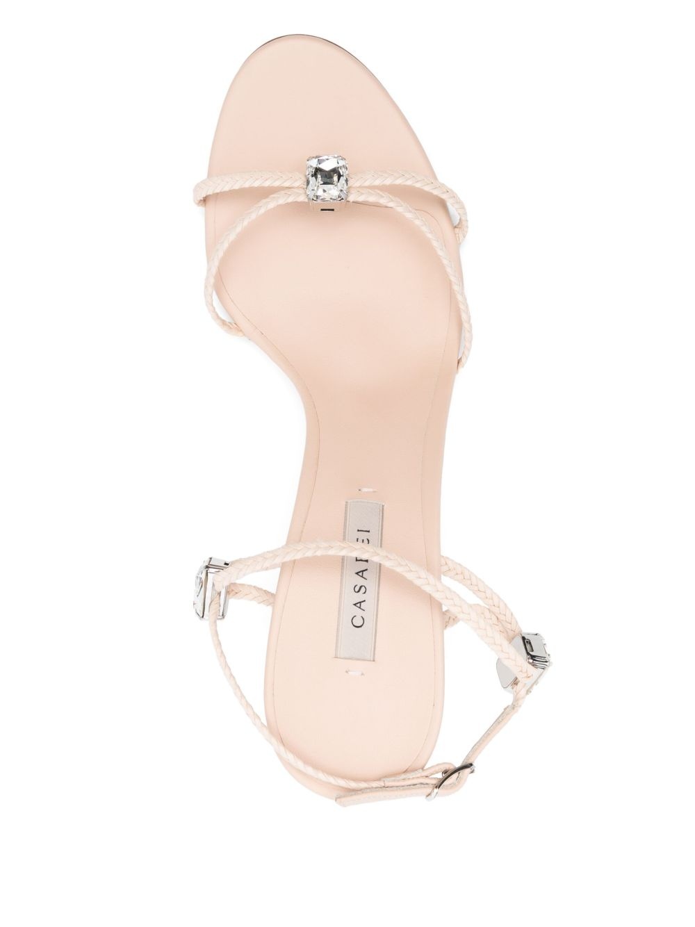 80mm crystal-embellished sandals - 4