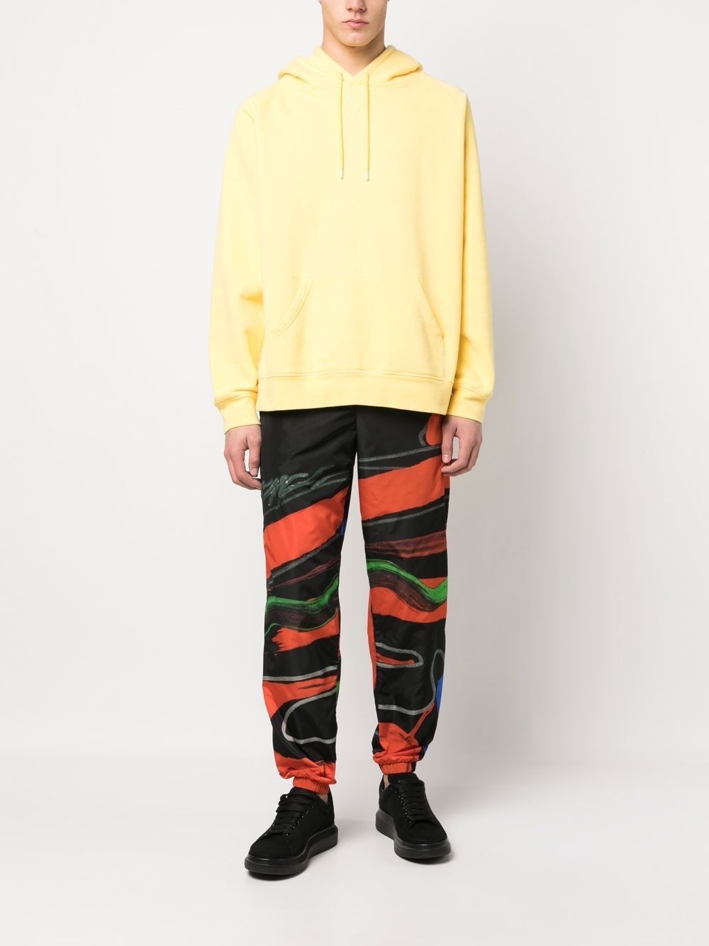 abstract-print track pants - 2