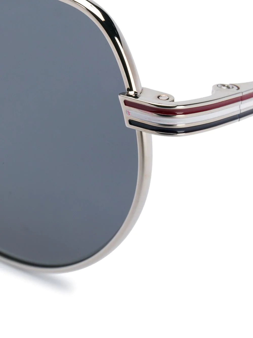 hingeless aviator-frame sunglasses - 3