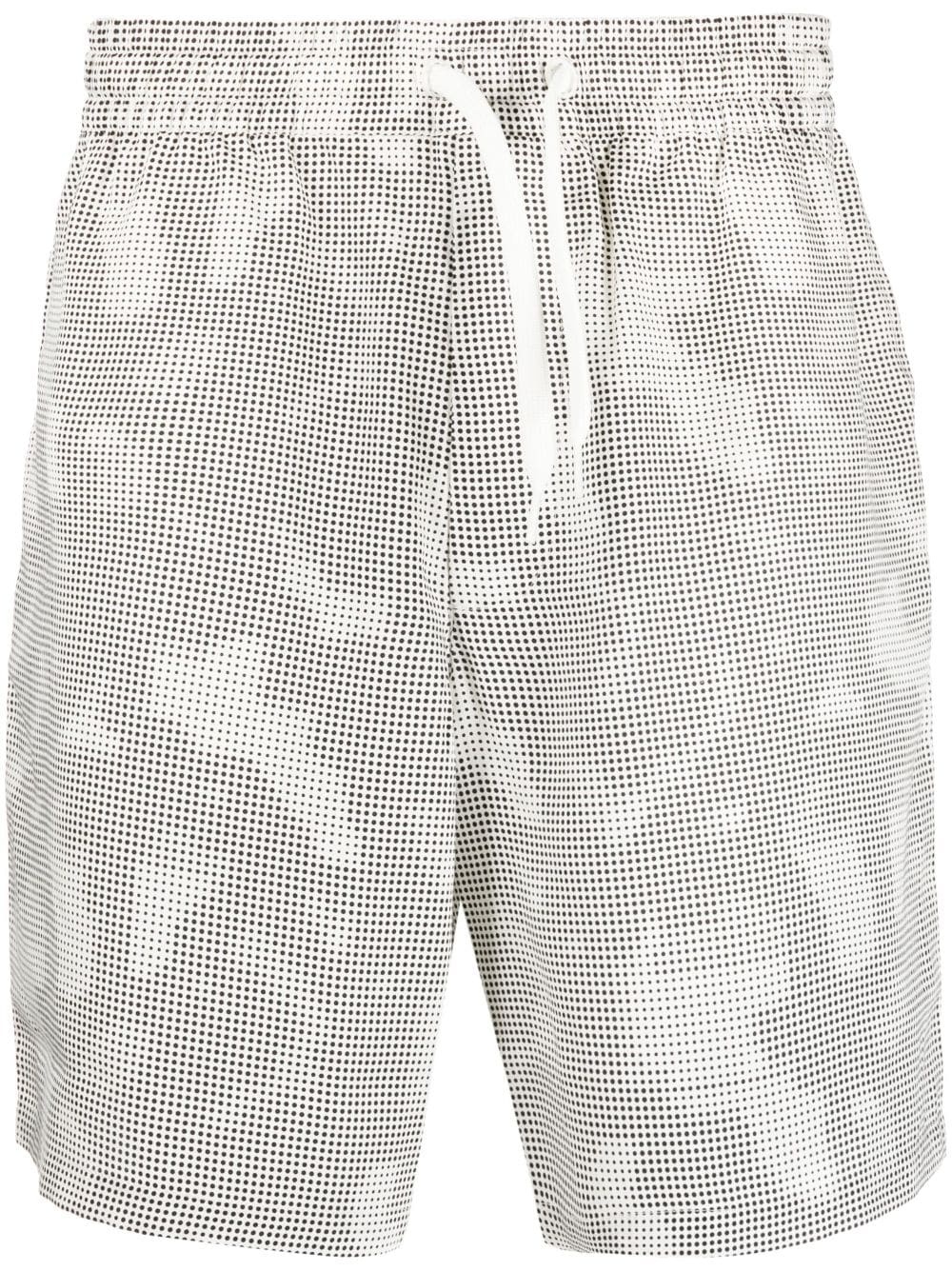 polka-dot print deck shorts - 1