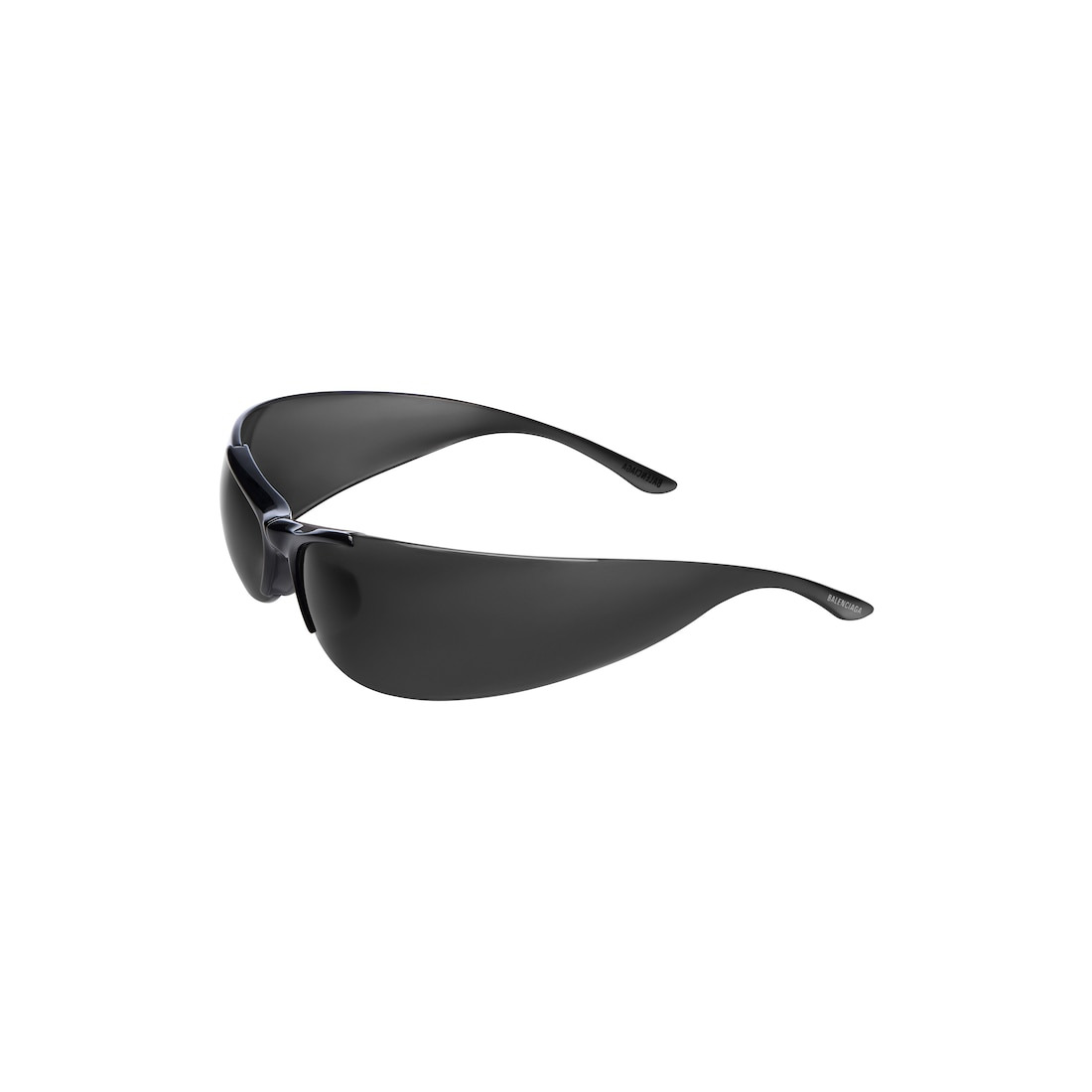 Afterhour Oval Sunglasses  in Black - 4