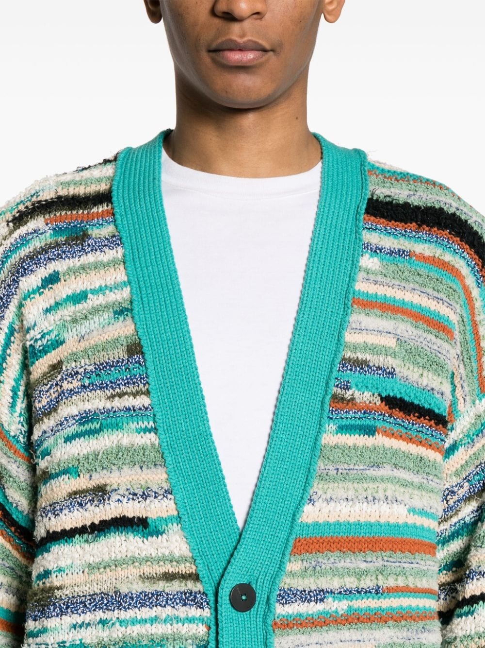Madurai striped cardigan - 5