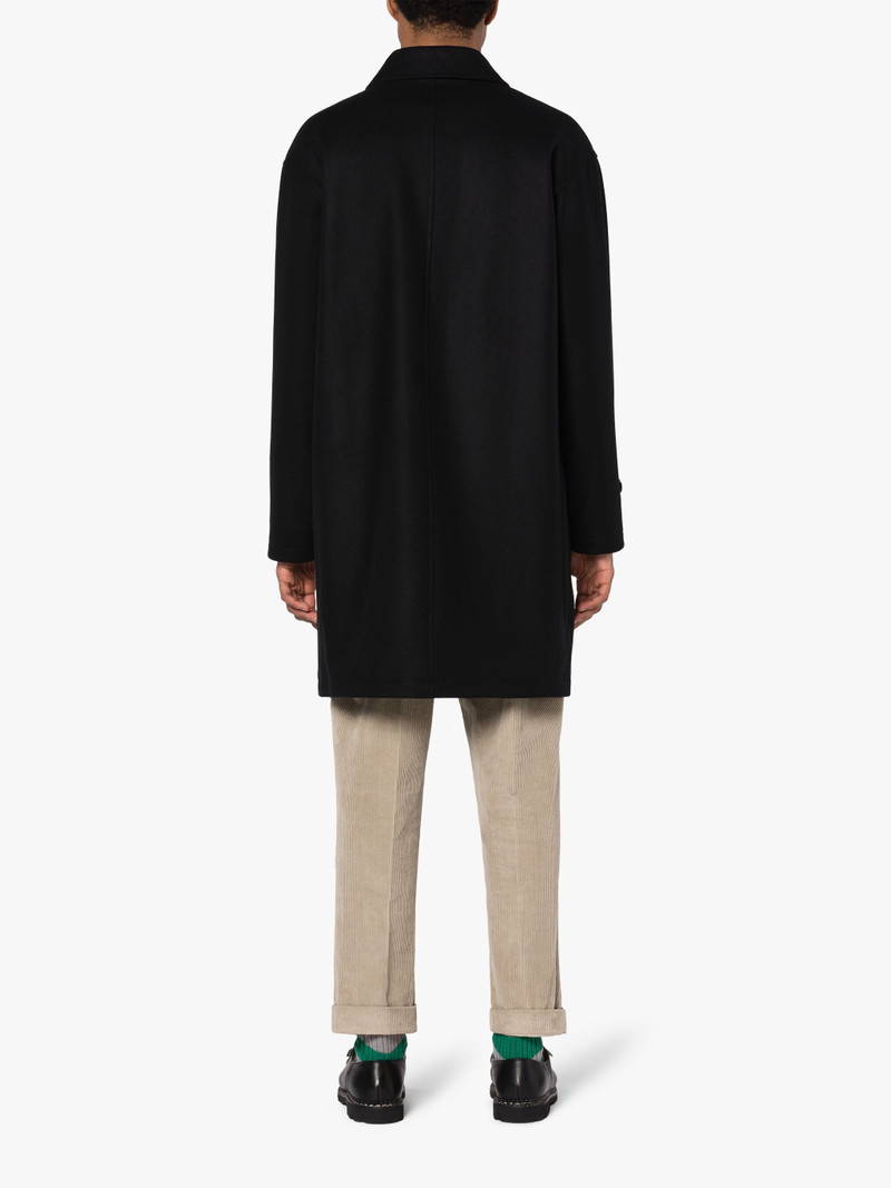 SOHO BLACK WOOL OVERCOAT 4