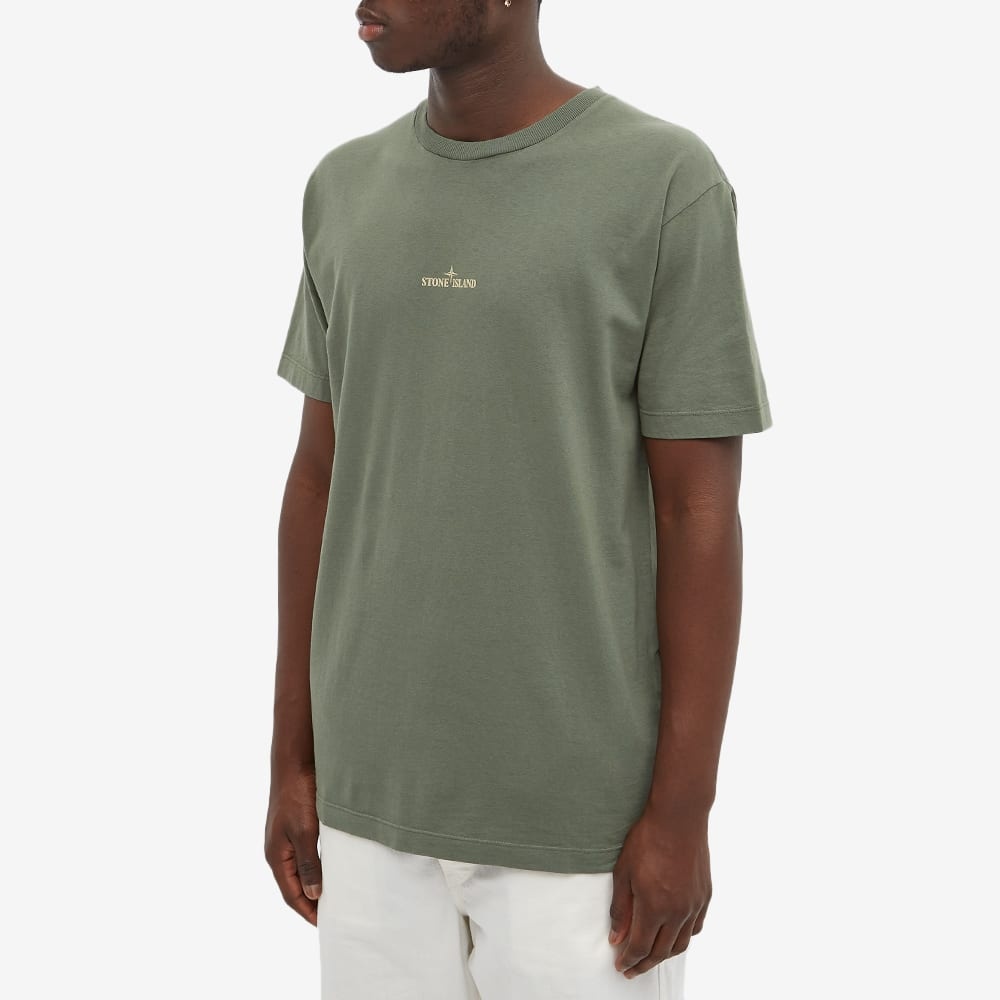 Stone Island Scrap Logo Back  Tee - 4