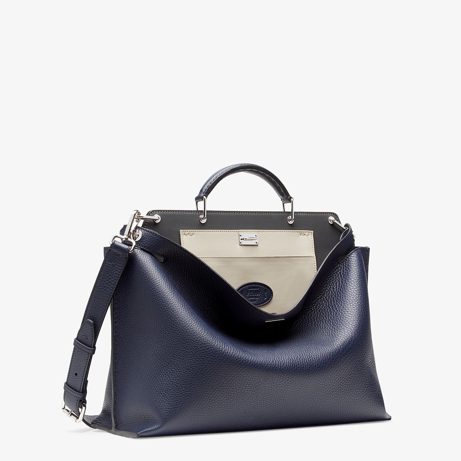 Blue leather bag - 2