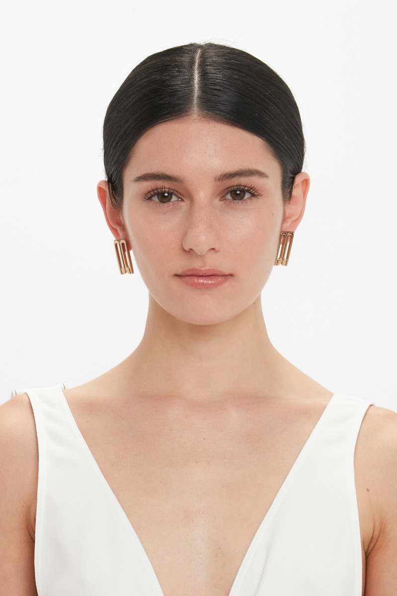 Dorian Stud Earrings In Gold 4
