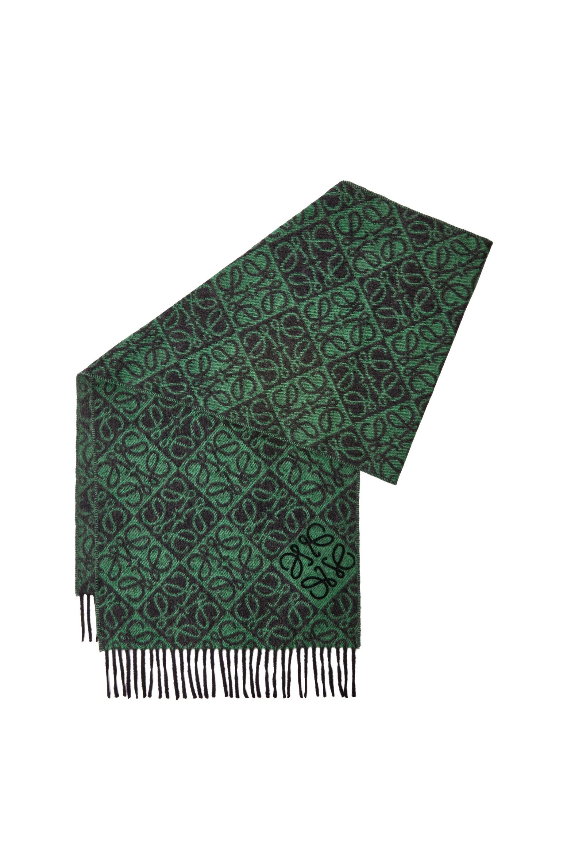 Anagram scarf in wool and cashmere - 1