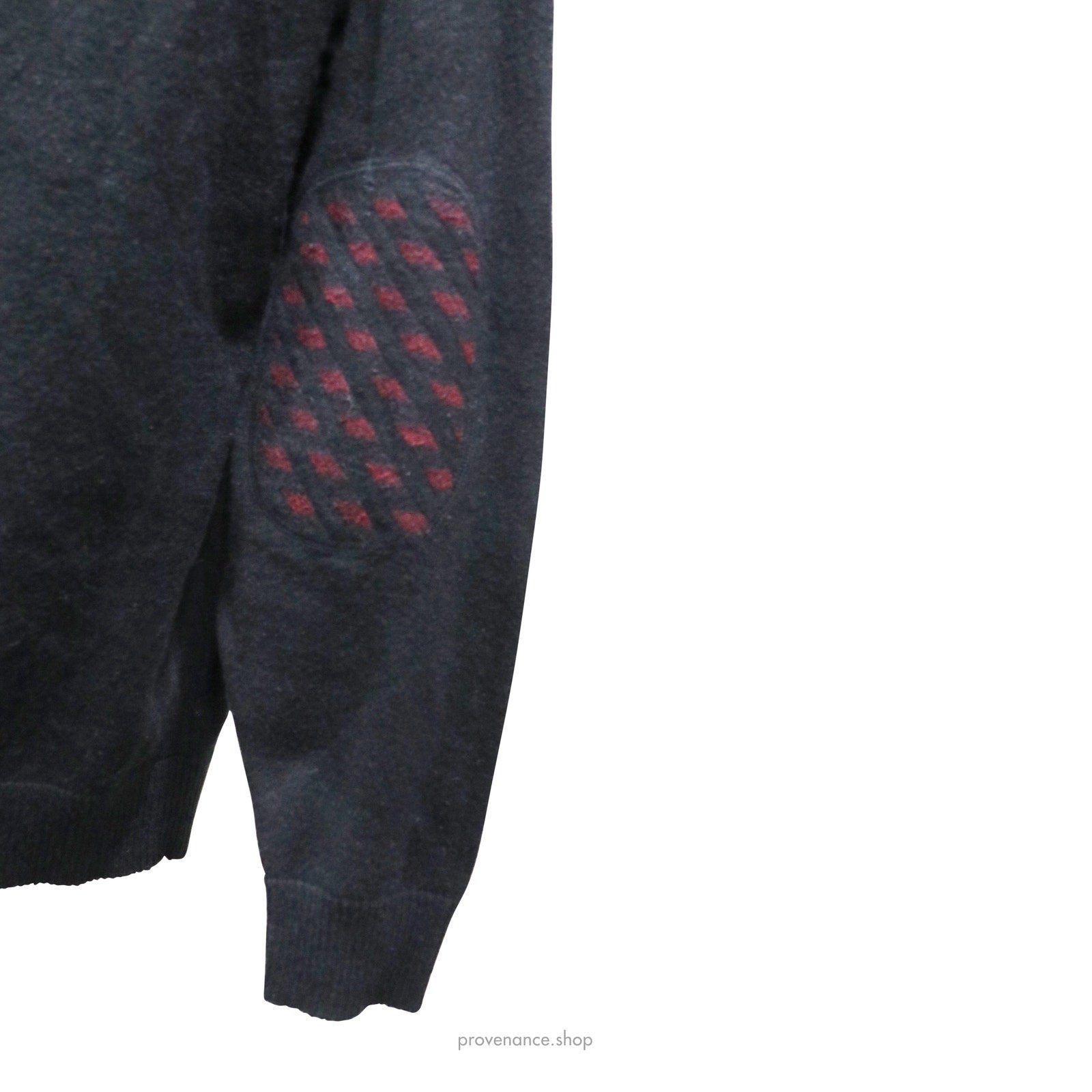 Yachting Quarter-Zip Wool Sweater - Black - 6