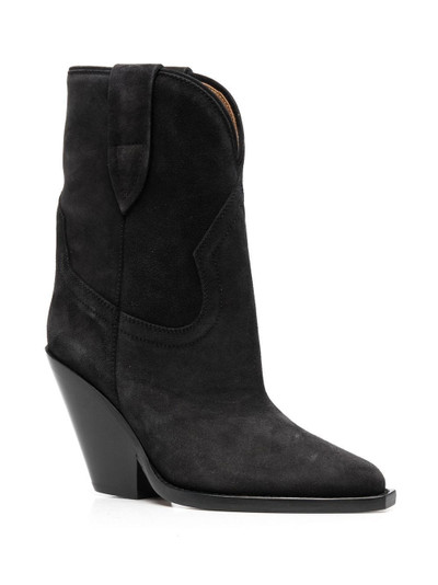 Isabel Marant Étoile pointed-toe suede boots outlook
