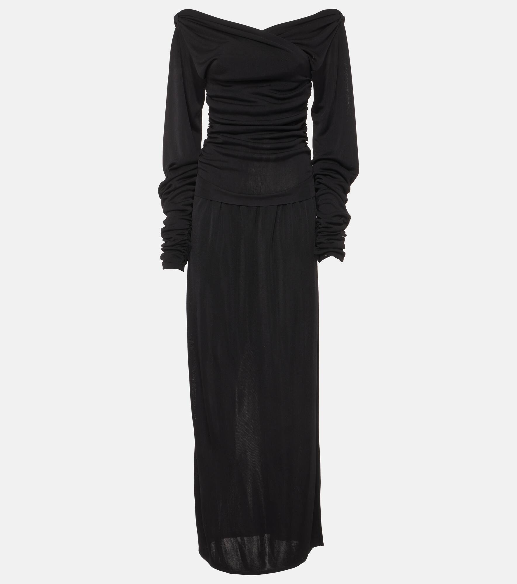 Fable draped maxi dress - 1