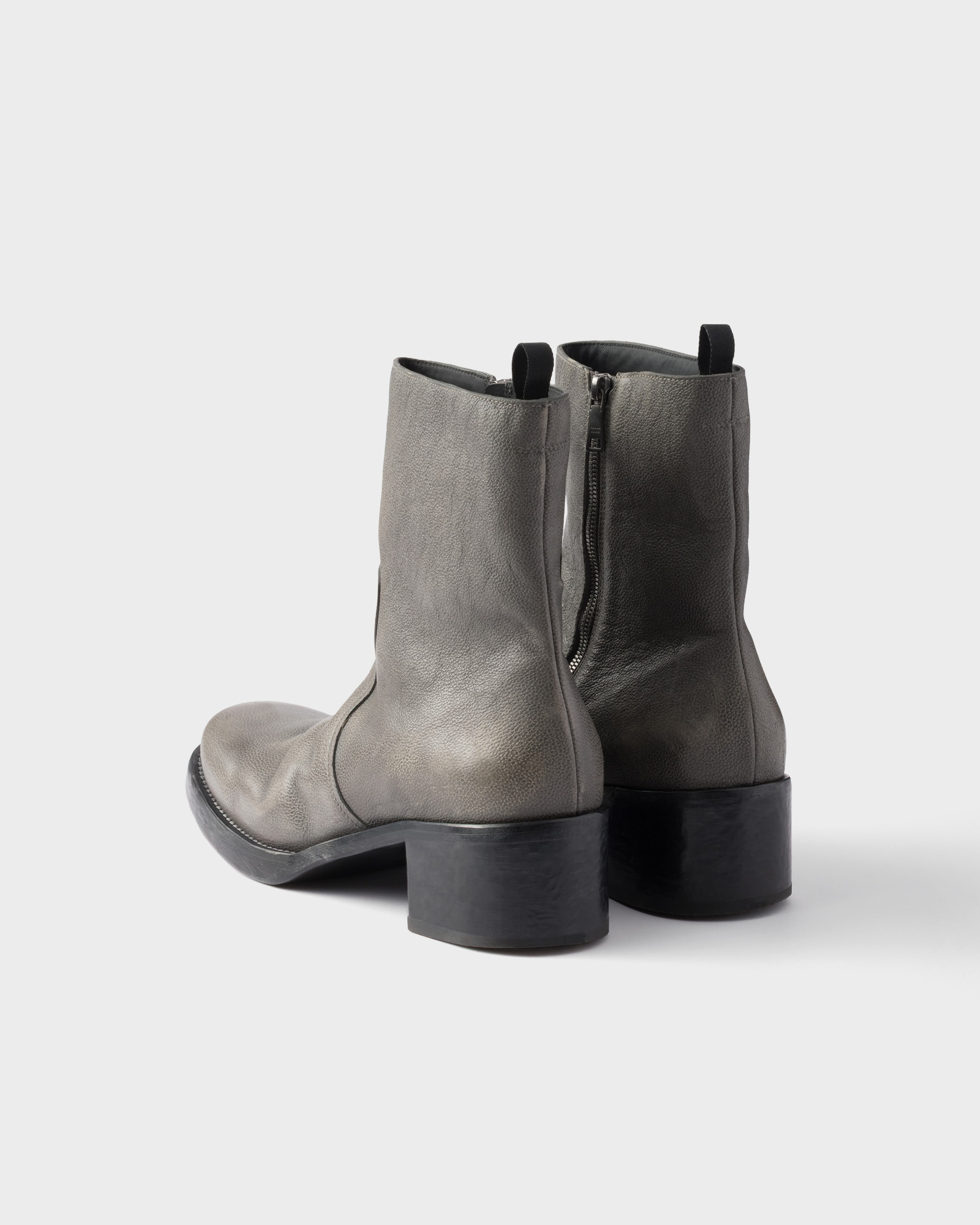 Leather booties - 5