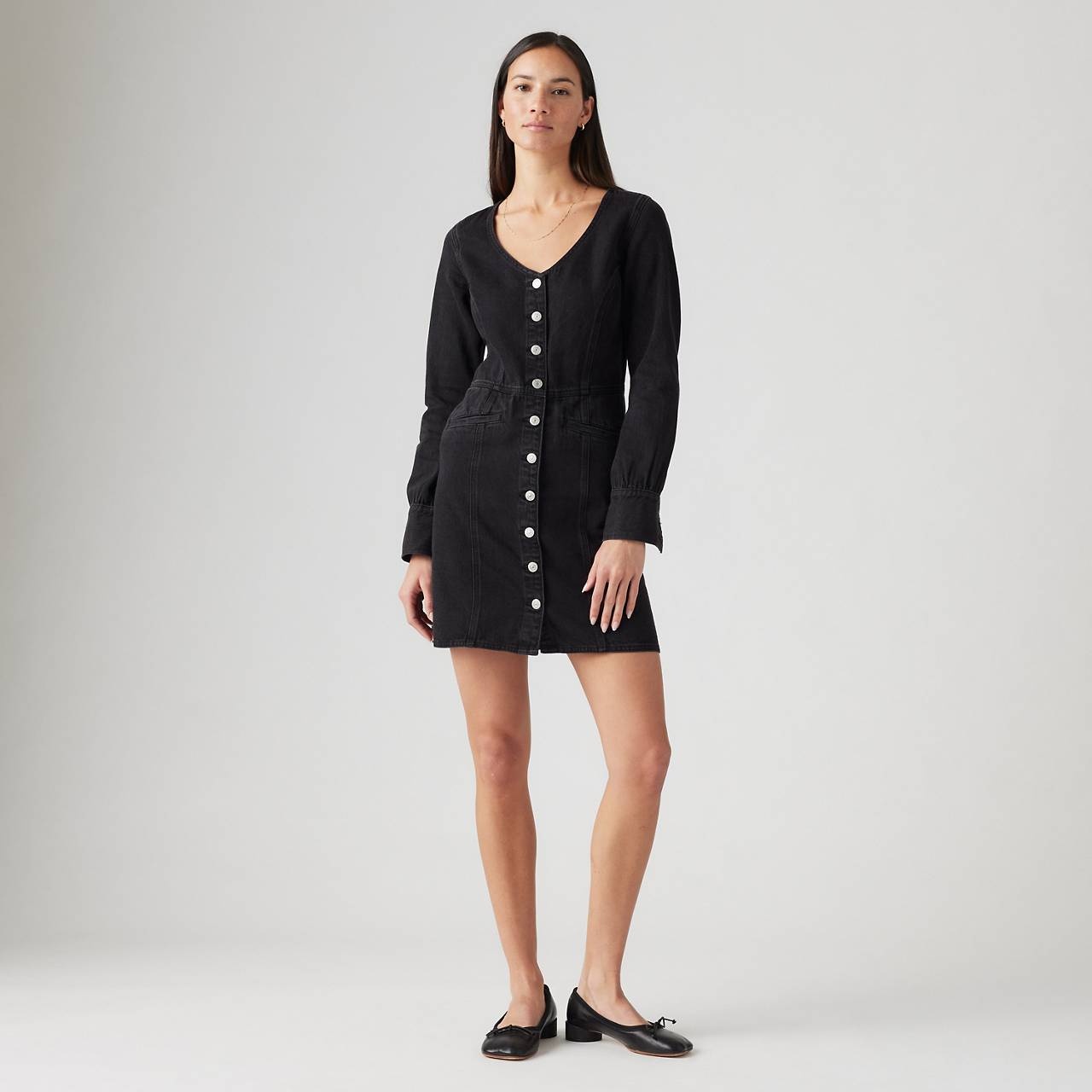 MONROE DENIM DRESS - 2