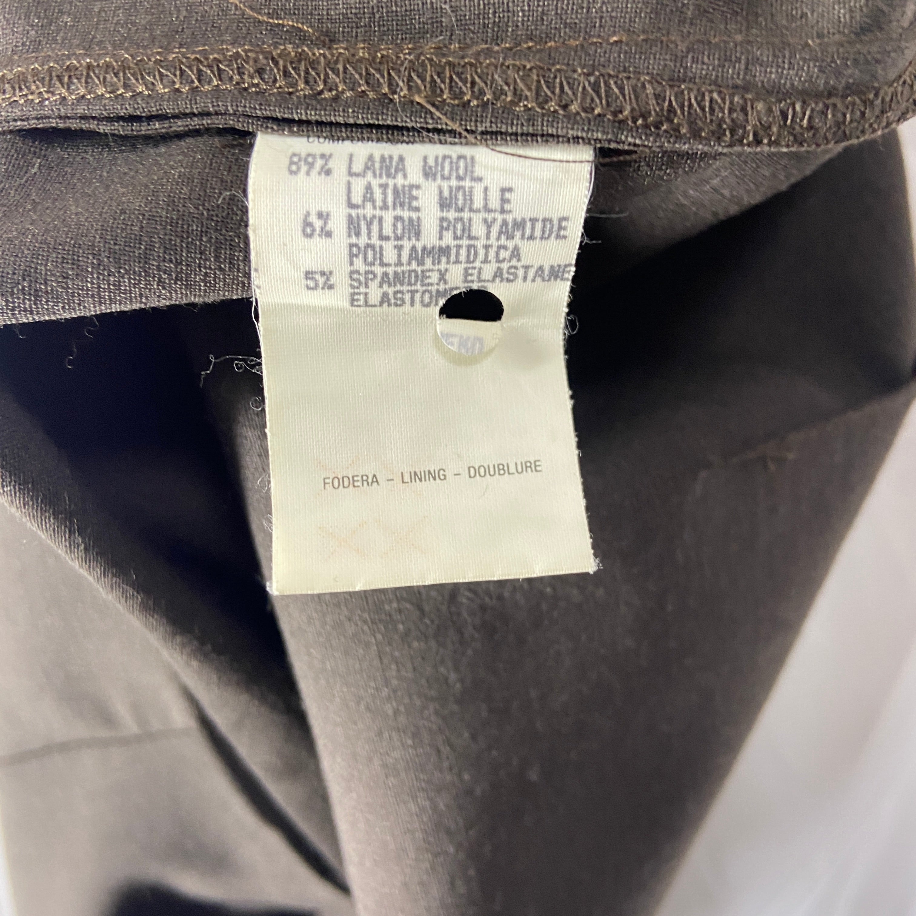 Gucci 1997 tom ford brown wool skirt 40 - 8