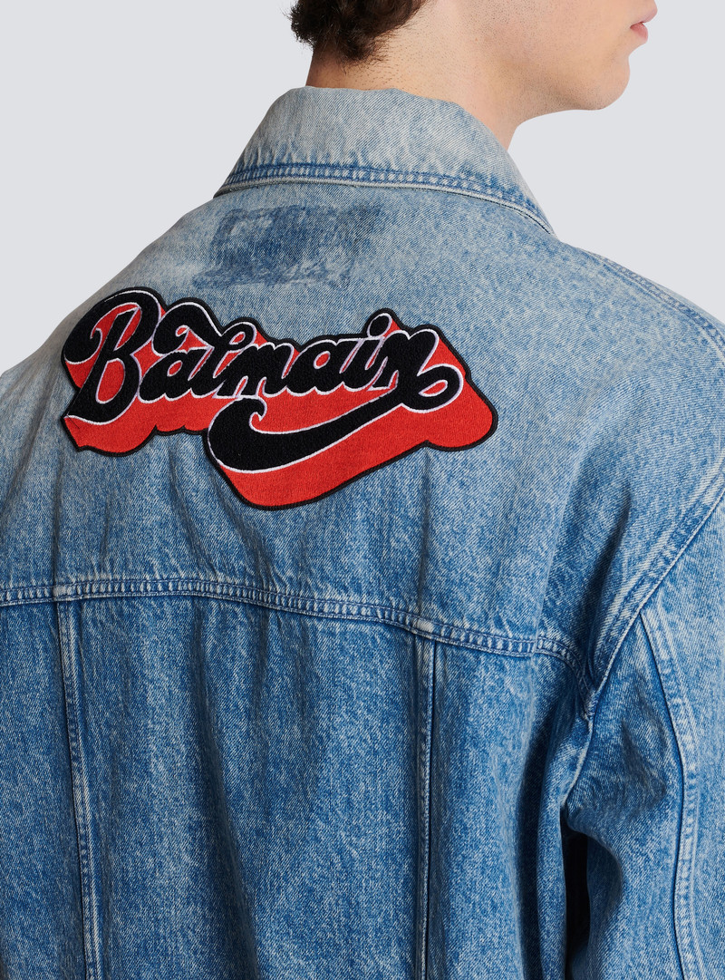 Balmain Denim jacket outlook