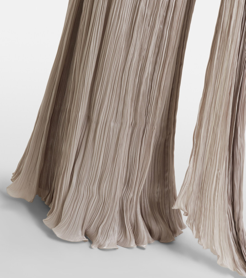 Pleated bustier gown 4