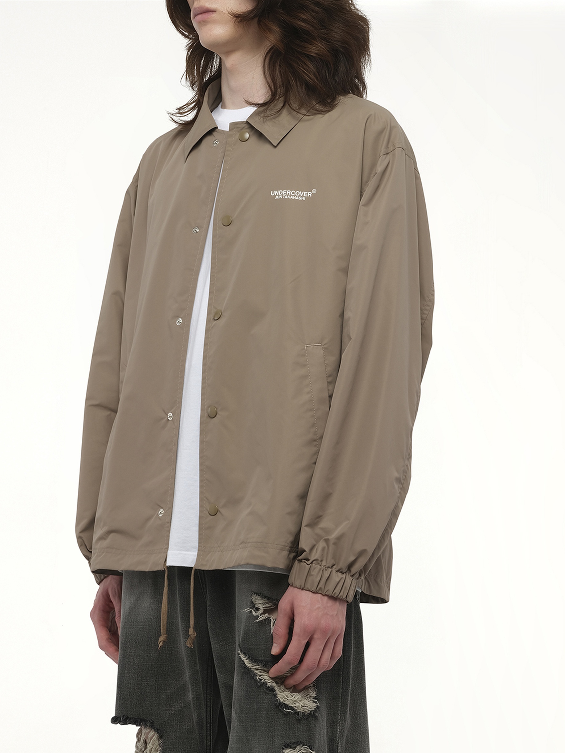 Undercover Coach Jacket in Beige - 5