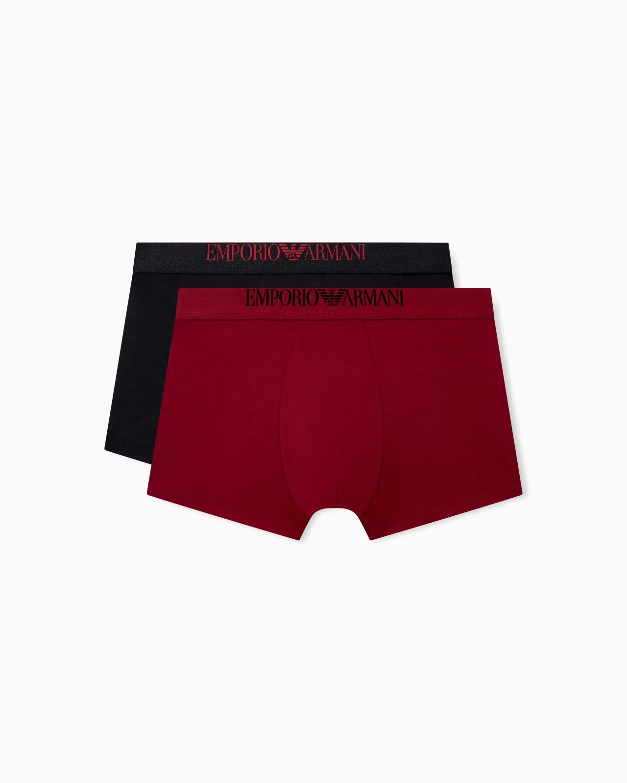 TWO-PACK TRUNKS IN ECO VISCOSE JERSEY WITH LOGO WAISTBAND - 1