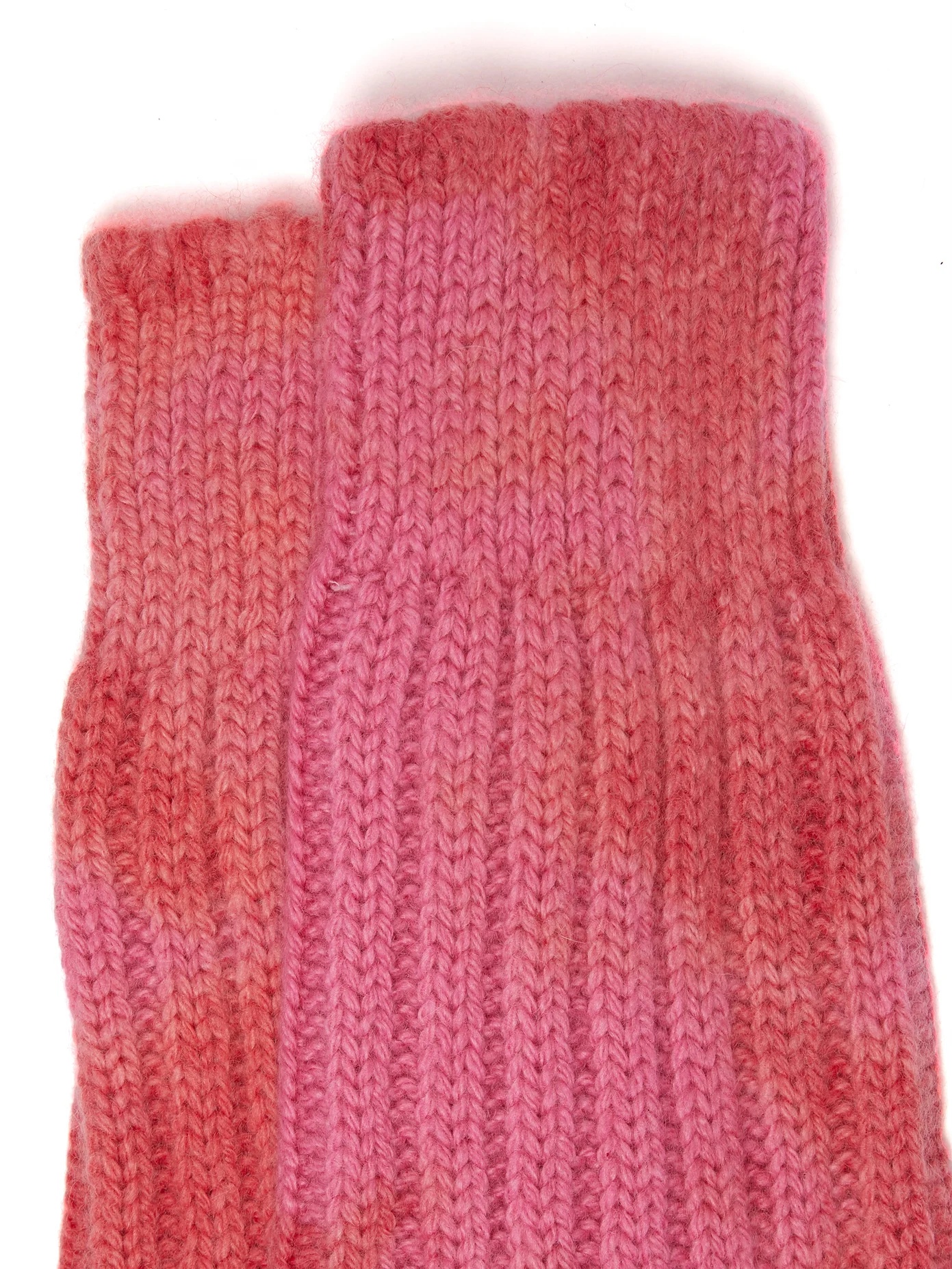 Yosemite tie-dyed cashmere socks - 5