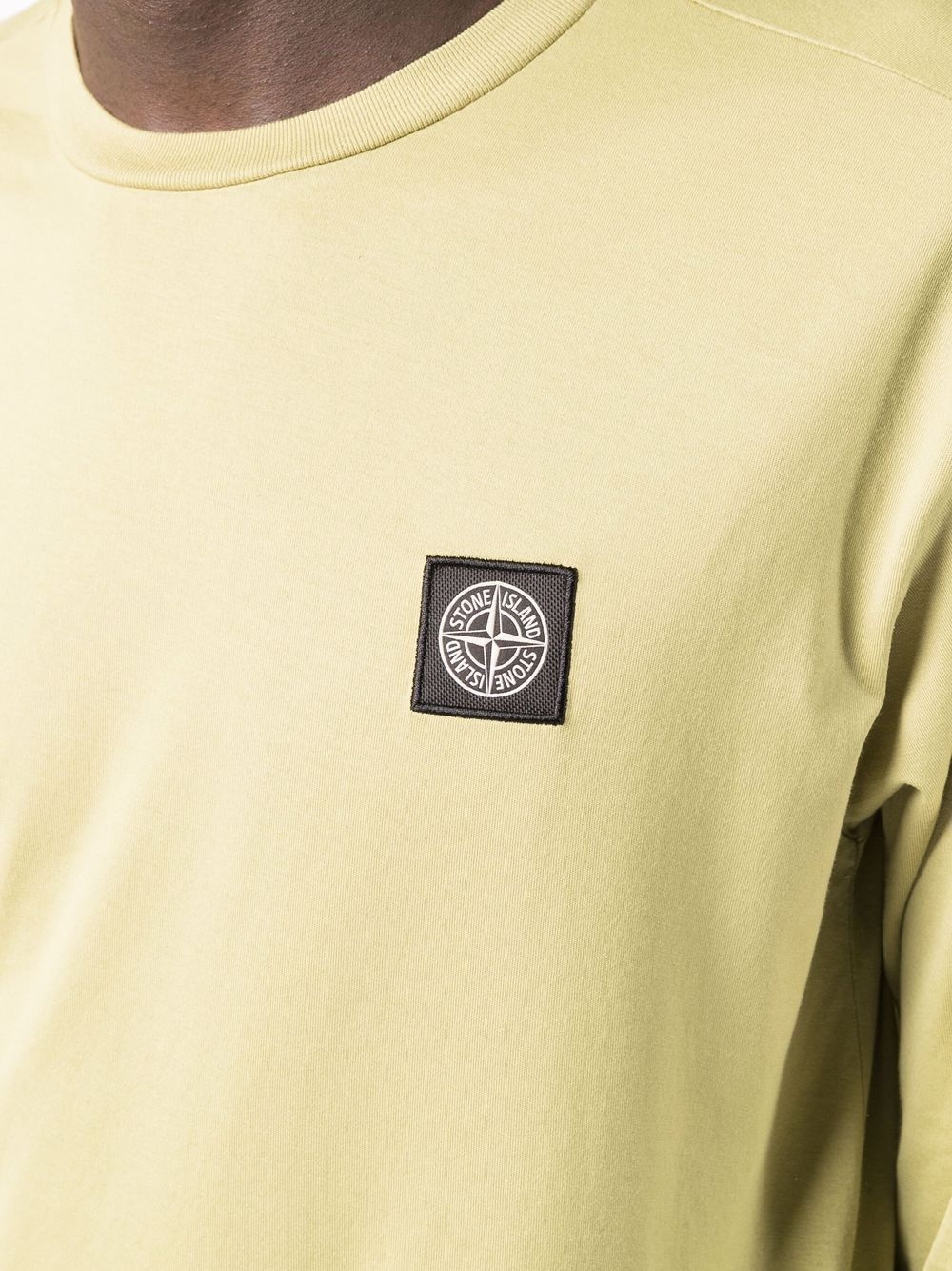 logo-patch long-sleeve top - 5