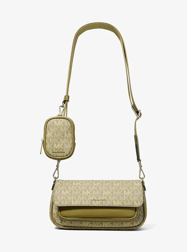 Jet Set Travel Small Signature Logo Crossbody Bag With Pouch - 1
